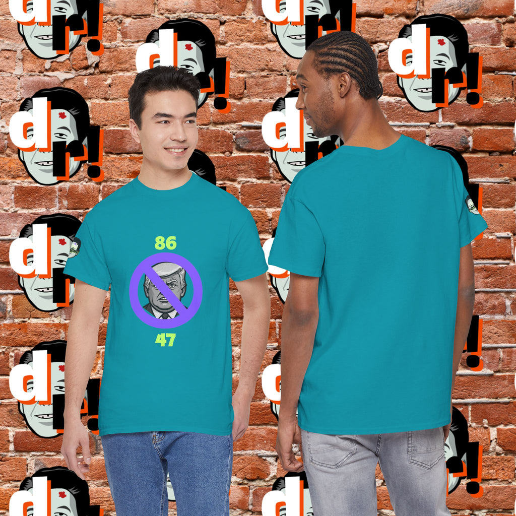86/47 Lime & Purple  Variant Unisex Heavy Cotton Tee
