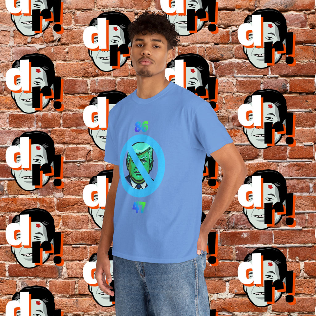 86/47 Lime & Blue Unisex Heavy Cotton Tee