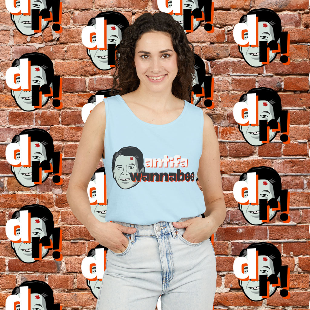 Antifa Wannabee Graphic Tank Top