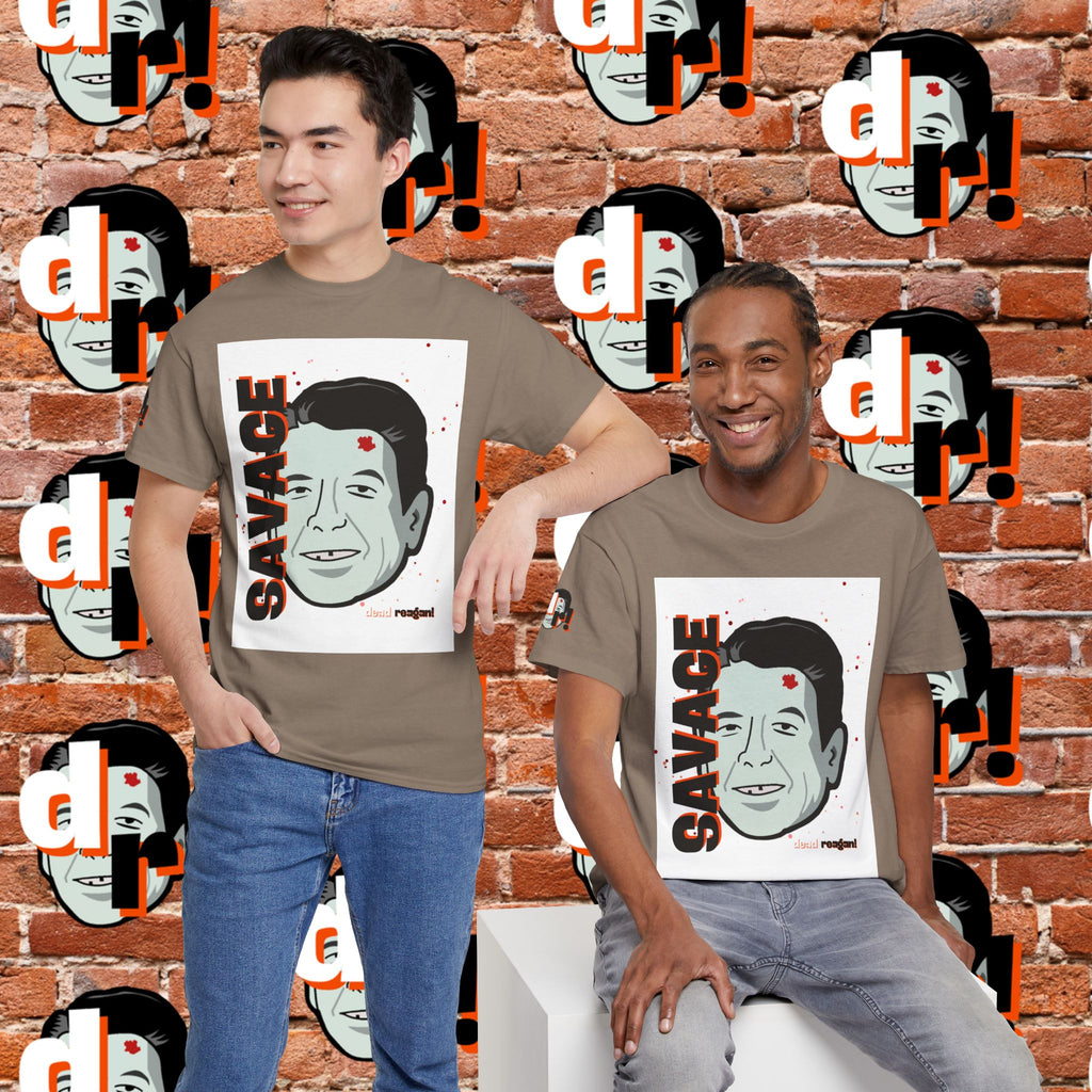 Savage Dead Reagan Graphic Tee White