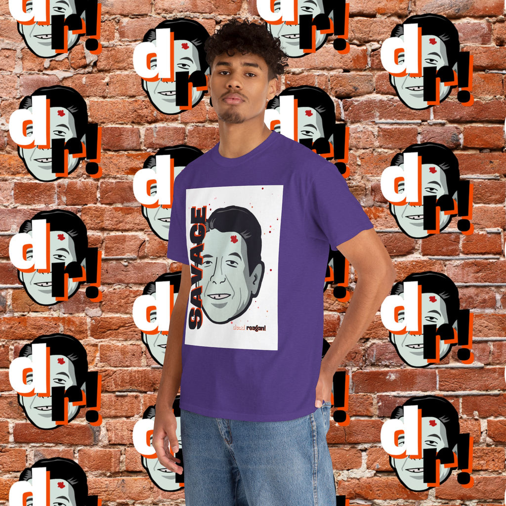 Savage Dead Reagan Graphic Tee White