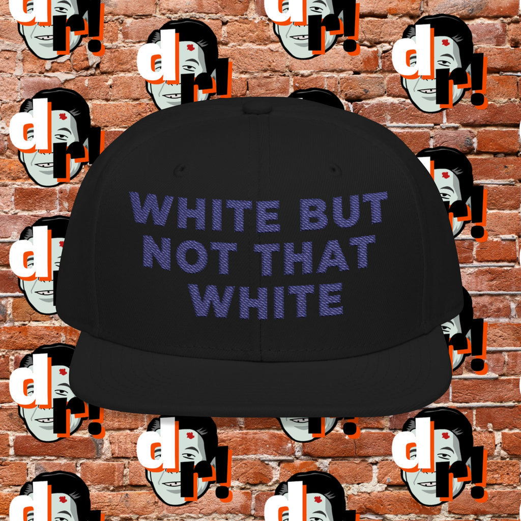 White But Not That White (Blue Letter) Snapback