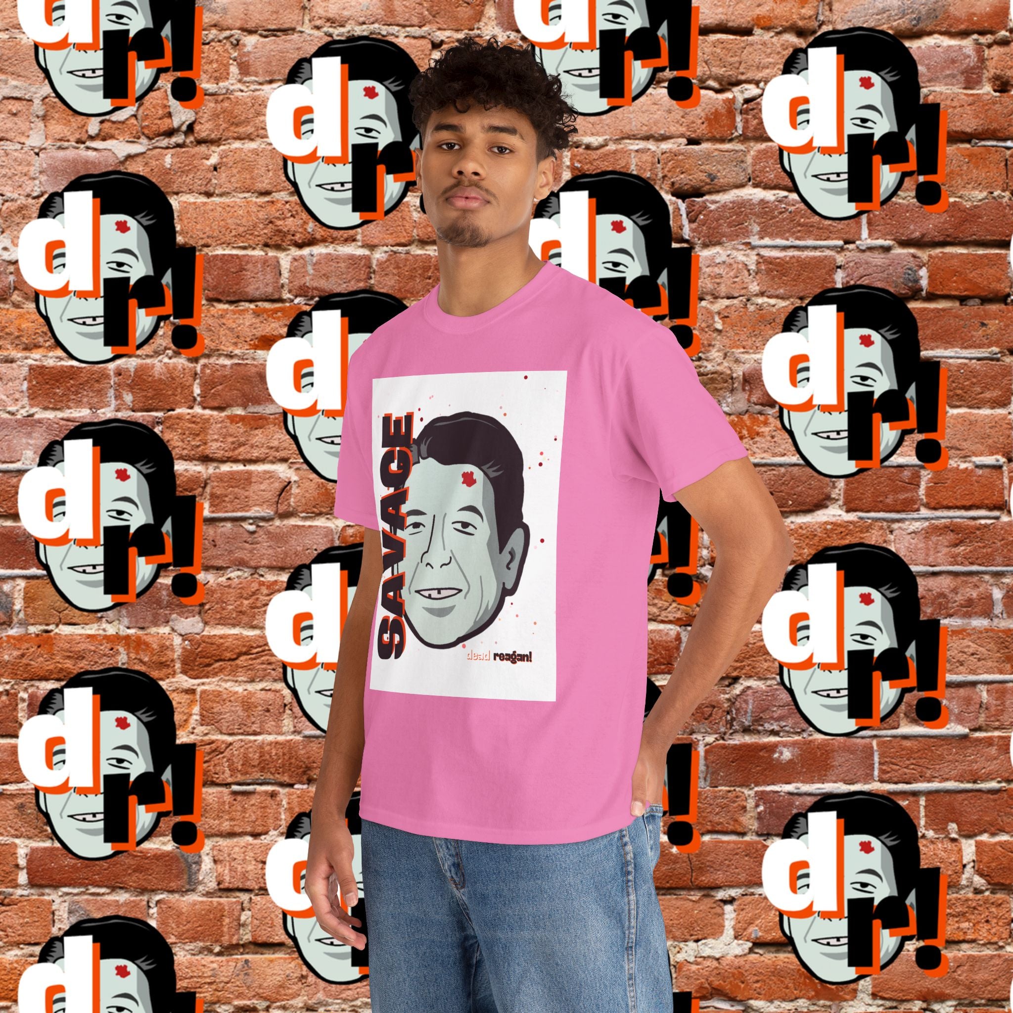 Savage Dead Reagan Graphic Tee White
