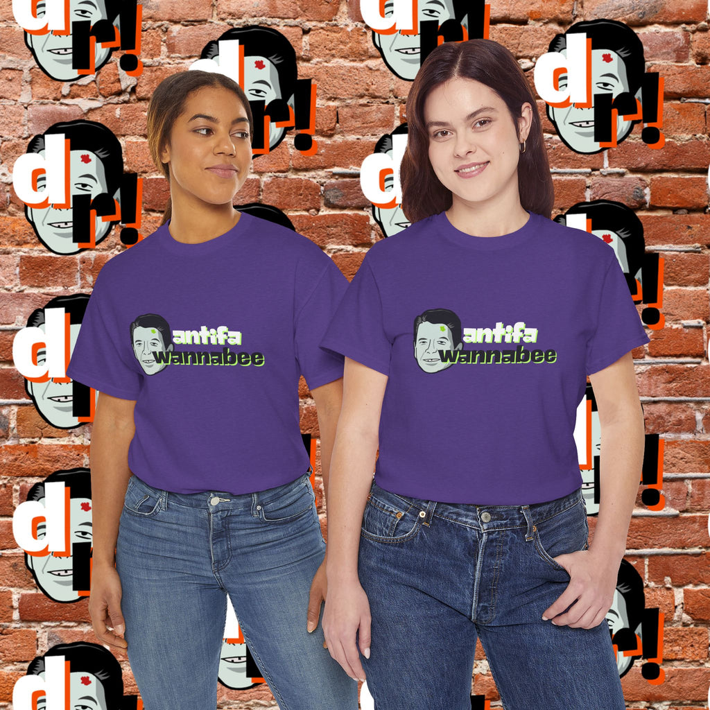Antifa Wannabe (Lime) Unisex Heavy Cotton Tee