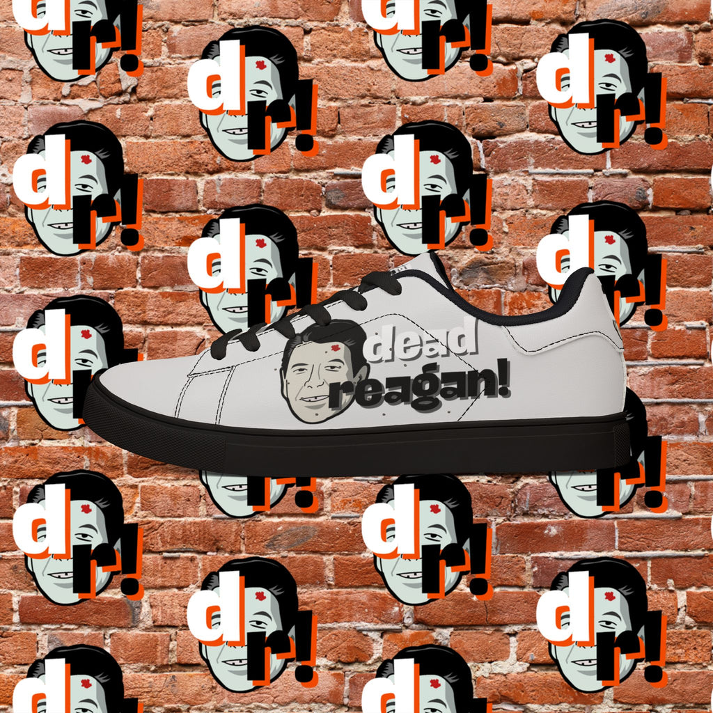 Dead Reagan (Mono Lite) Men's Low-Top Pleather Sneakers