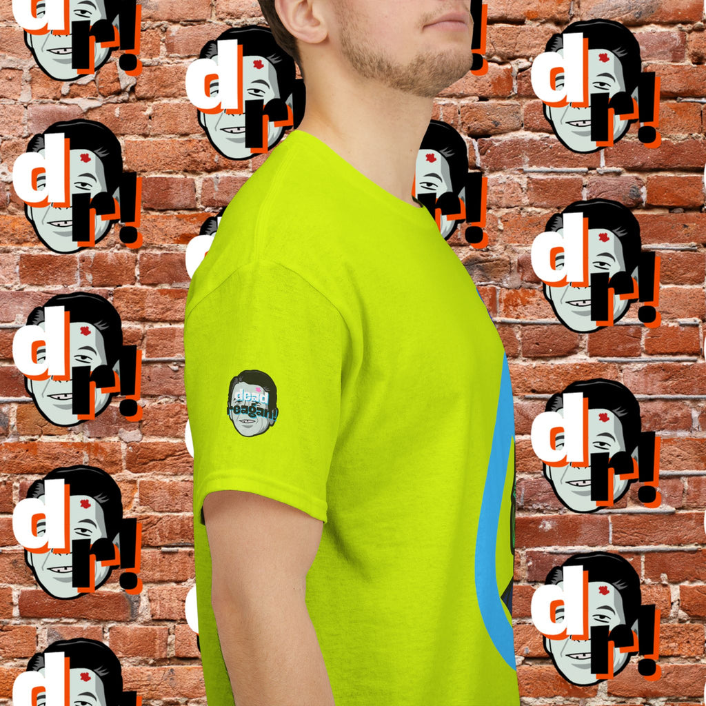 86/47 Lime & Blue Unisex Heavy Cotton Tee