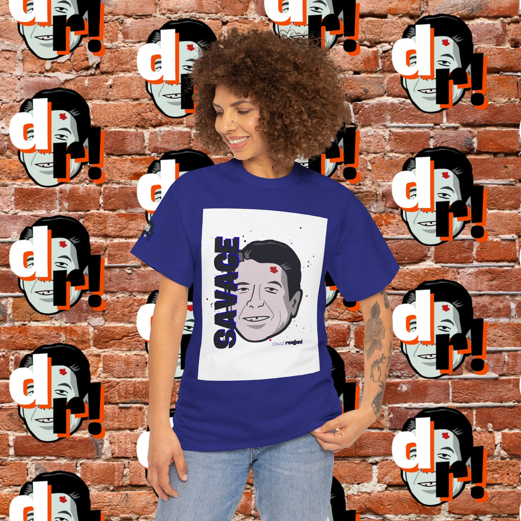 Savage Dead Reagan Graphic Tee Blue