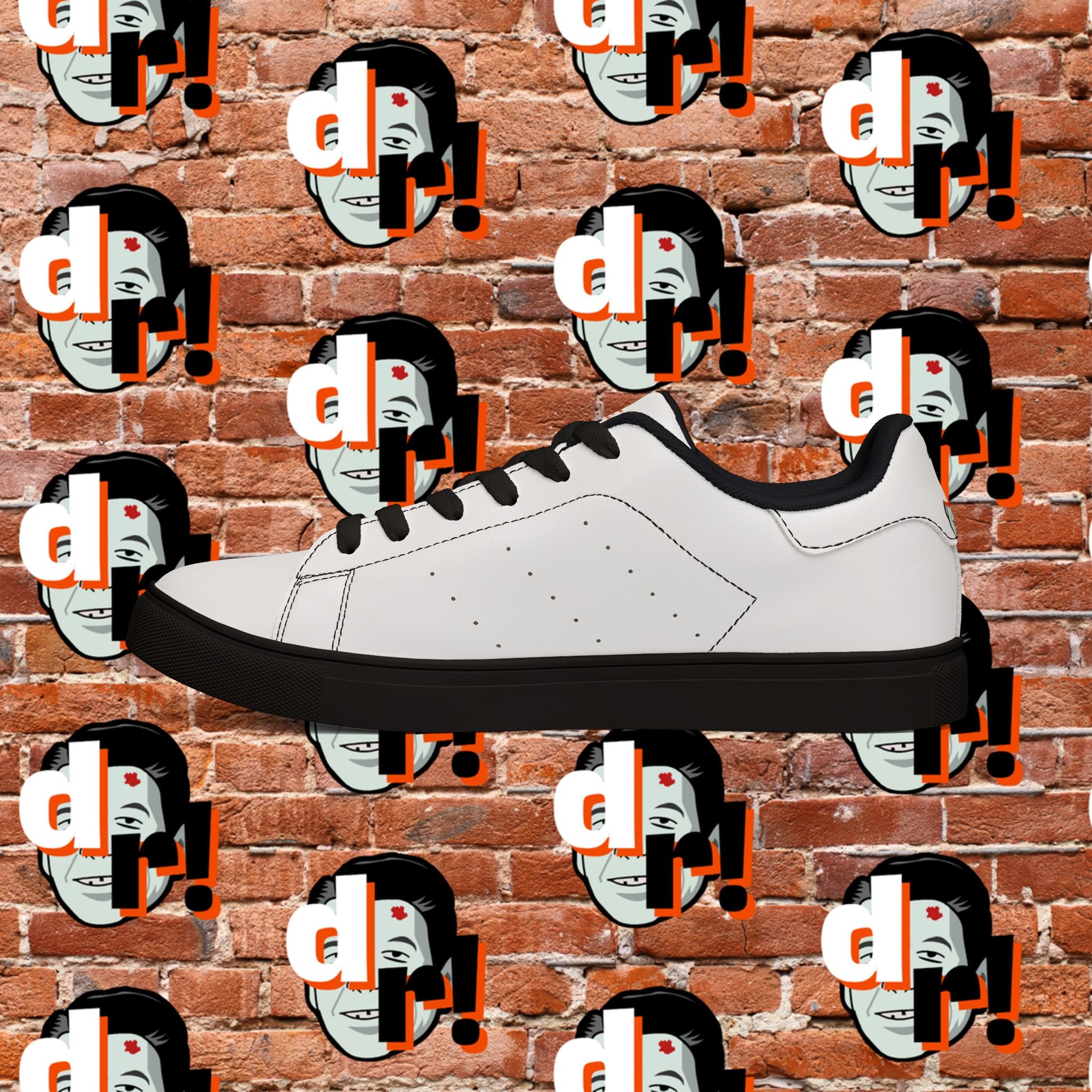 Dead Reagan Men's Low-Top Pleather Sneakers