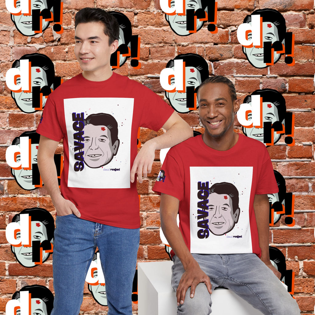 Savage Dead Reagan Graphic Tee Blue