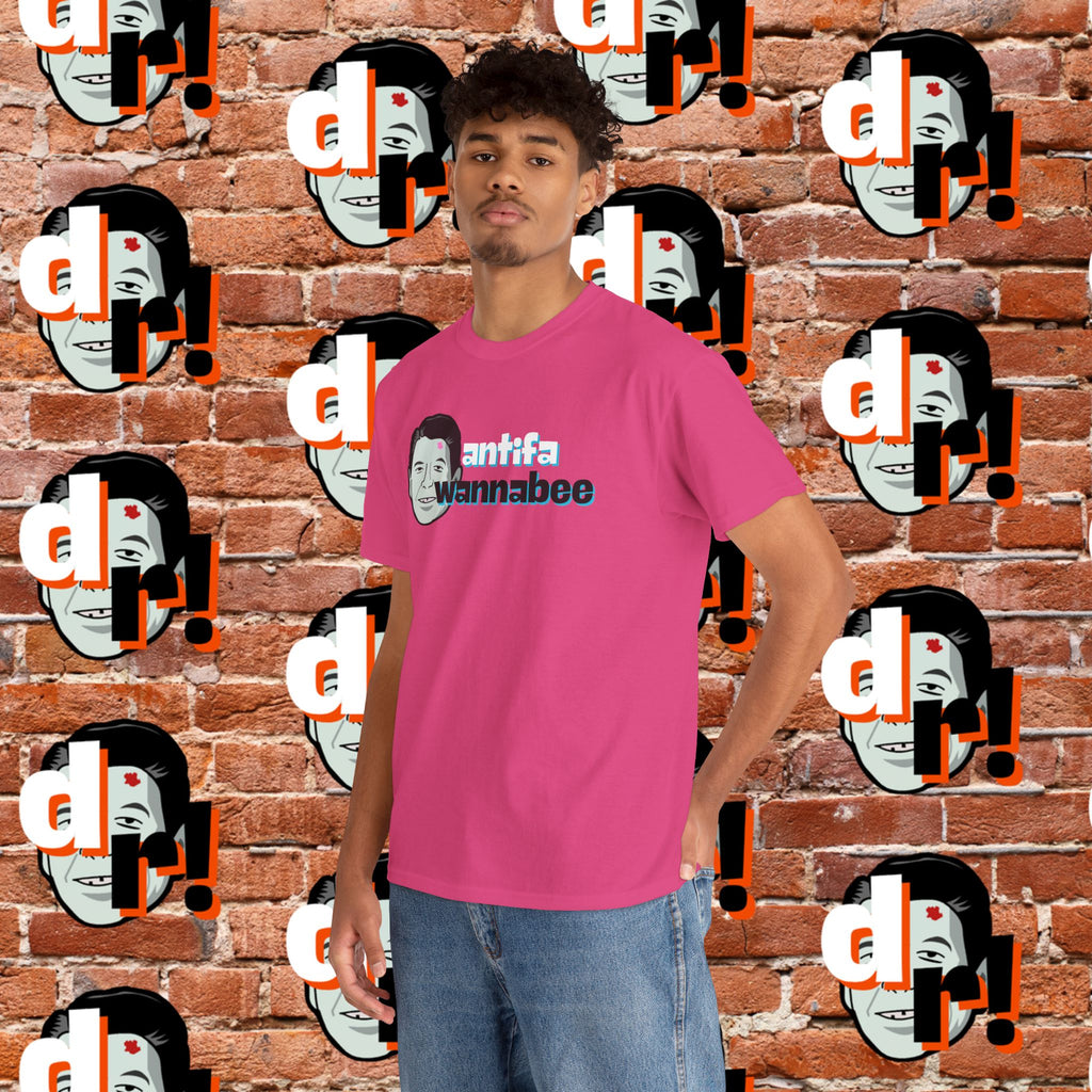 Antifa Wannabee (Teal) Unisex Heavy Cotton Tee