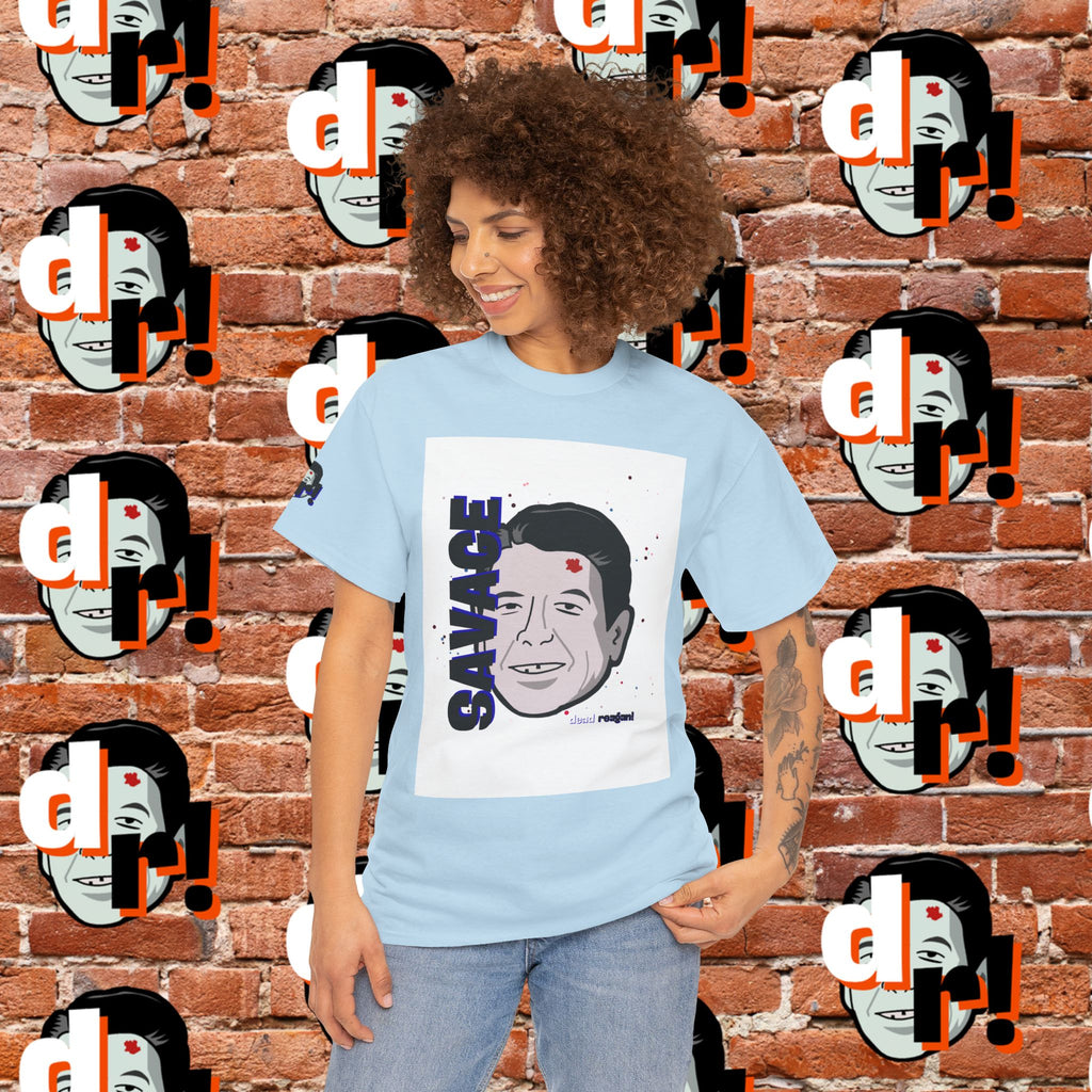 Savage Dead Reagan Graphic Tee Blue