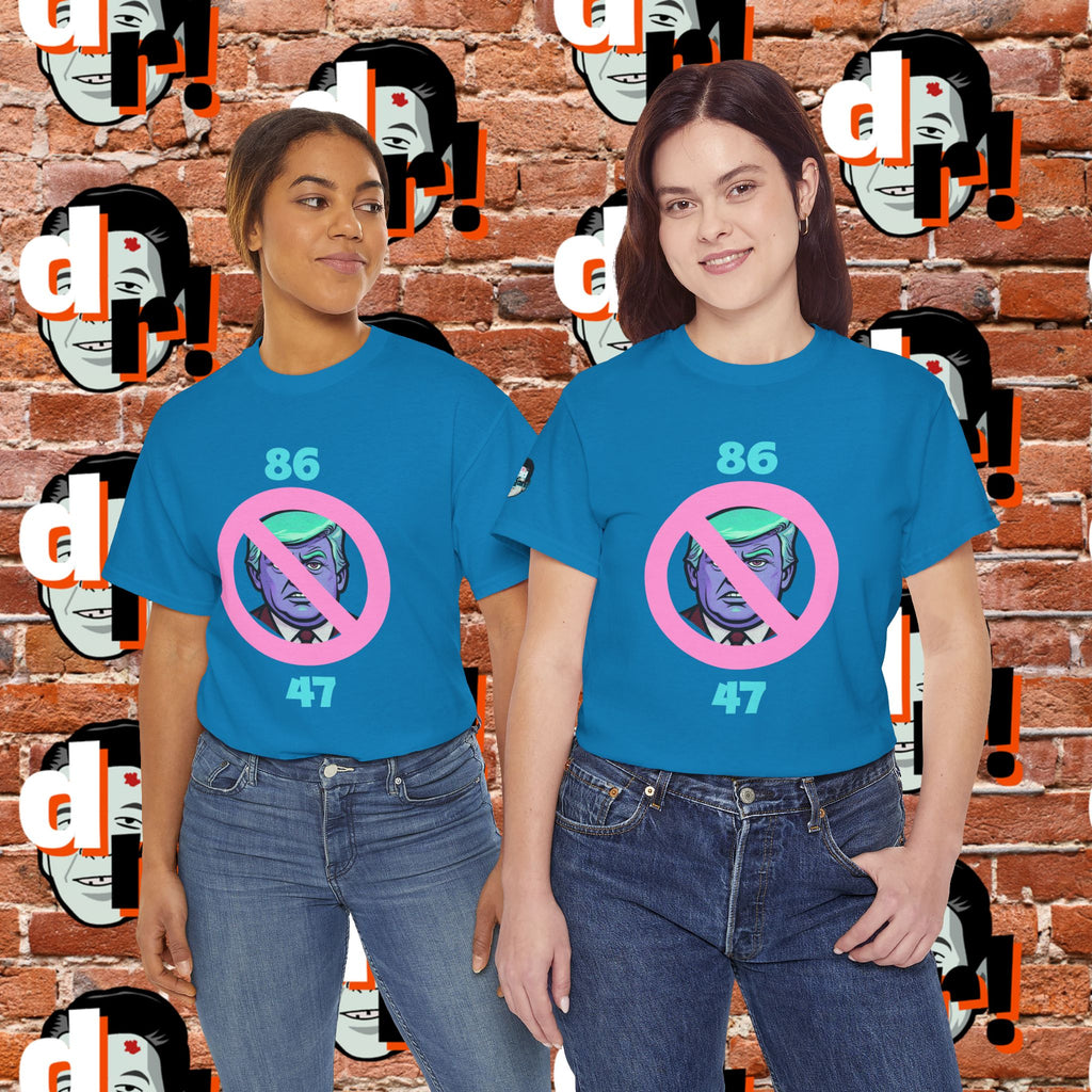 86/47 Teal & Pink Variant Unisex Heavy Cotton Tee
