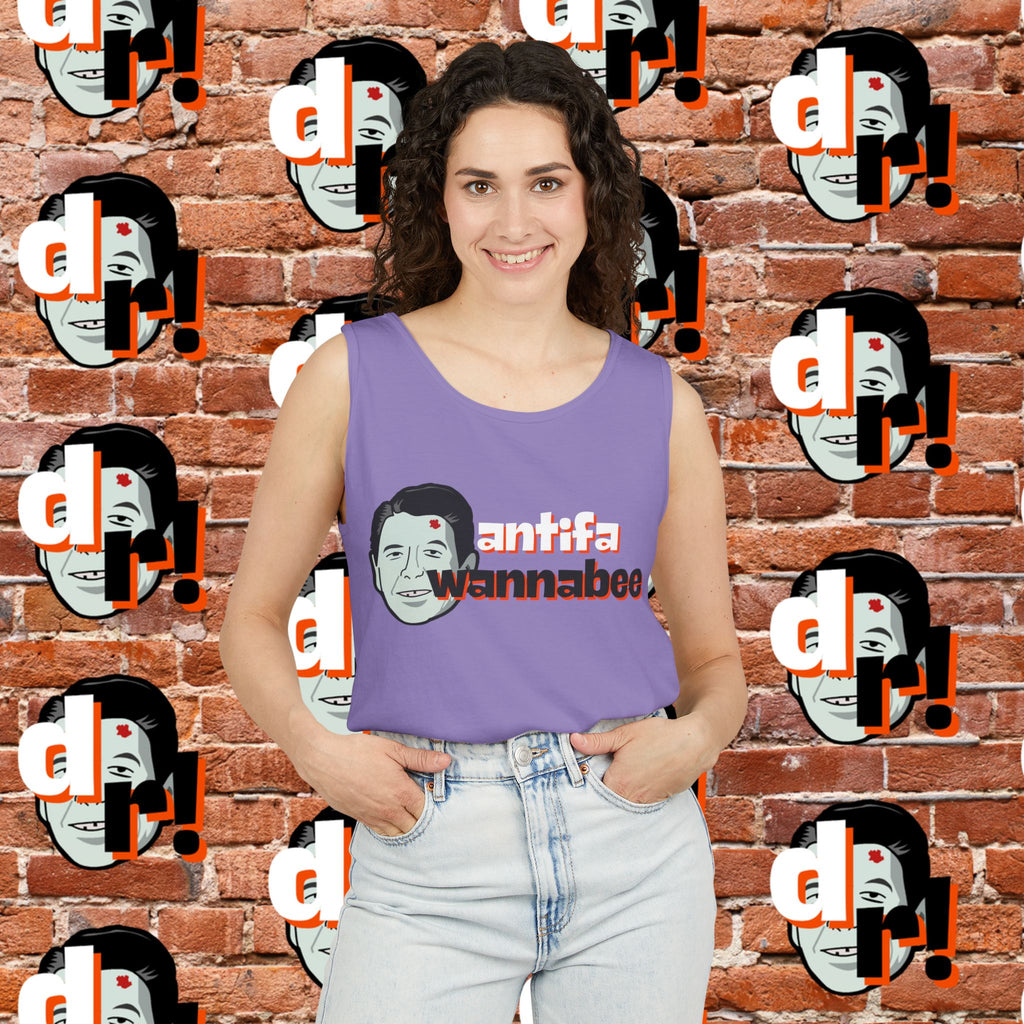 Antifa Wannabee Graphic Tank Top