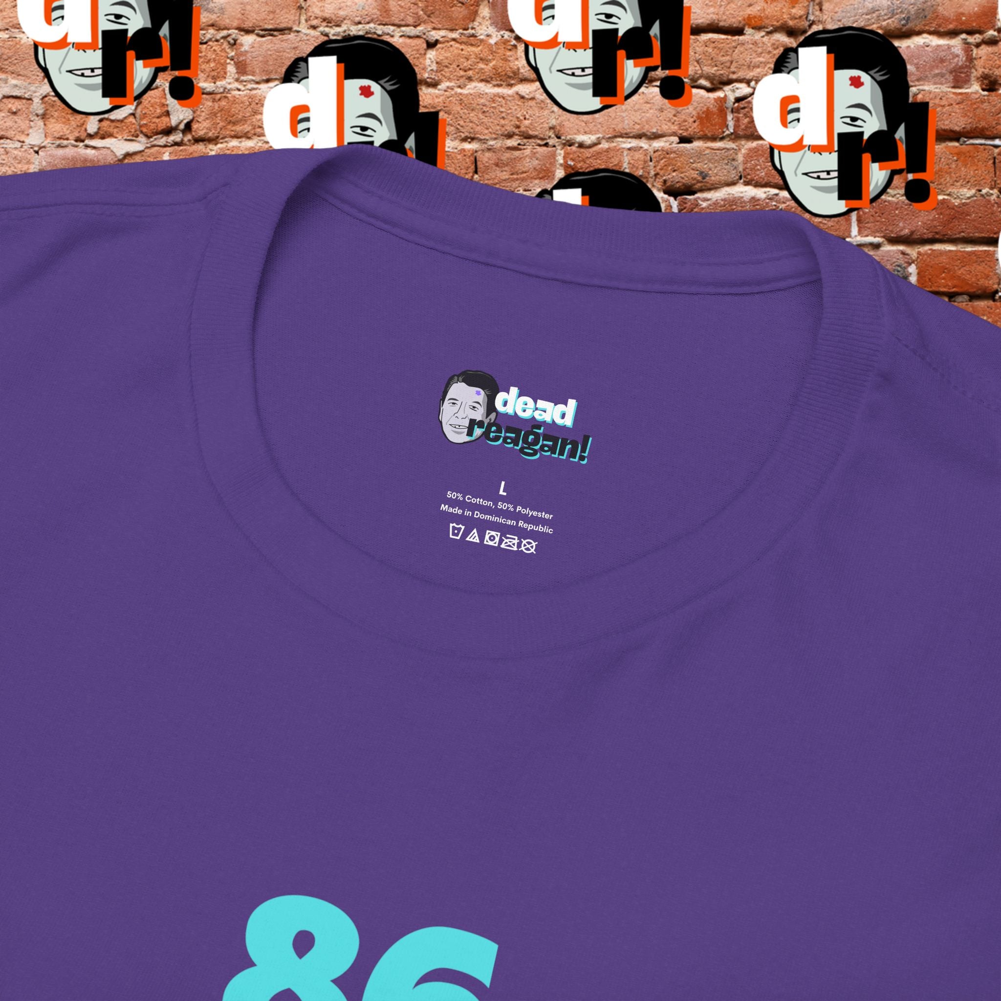 86/47 Teal & Pink Variant Unisex Heavy Cotton Tee