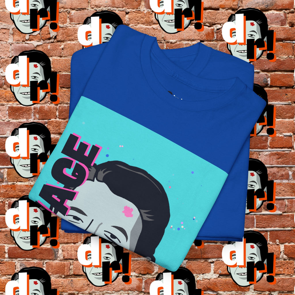 Savage Dead Reagan Graphic Tee Teal and Pink