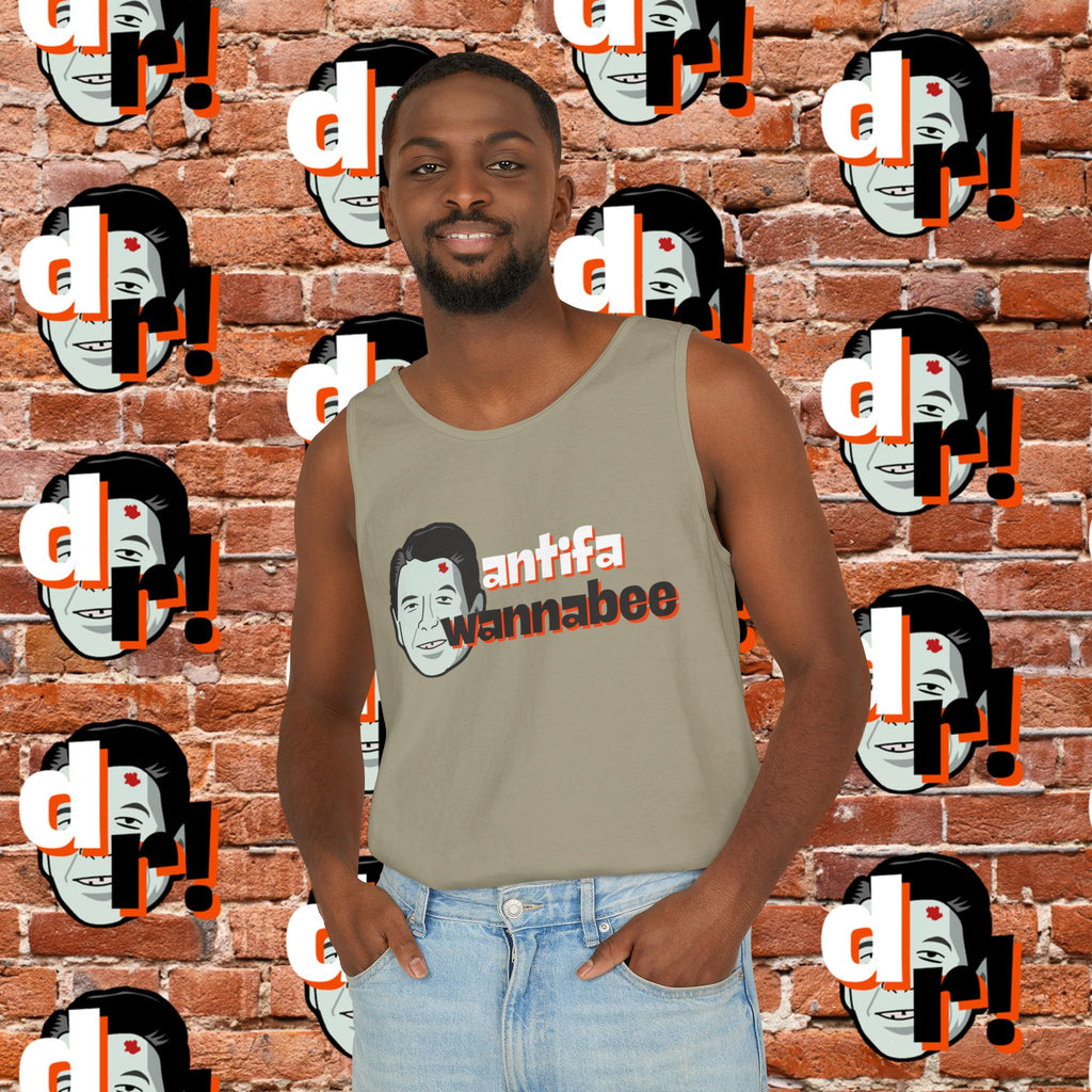 Antifa Wannabee Graphic Tank Top
