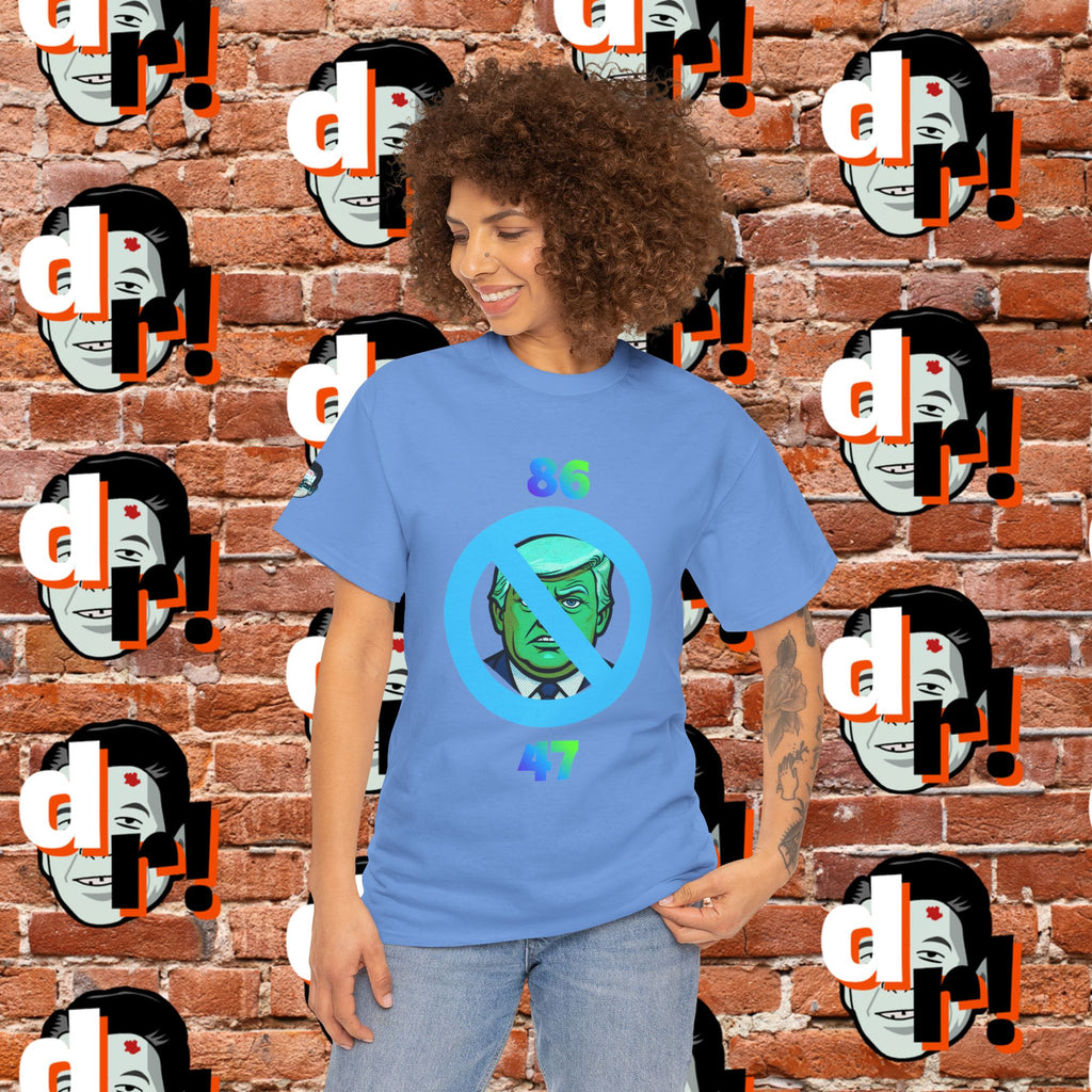 86/47 Lime & Blue Unisex Heavy Cotton Tee
