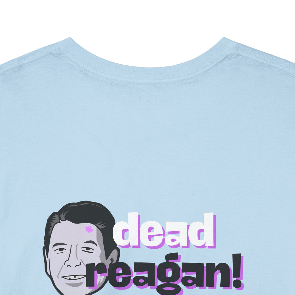 Savage Dead Reagan Graphic Tee Lavender and Lime