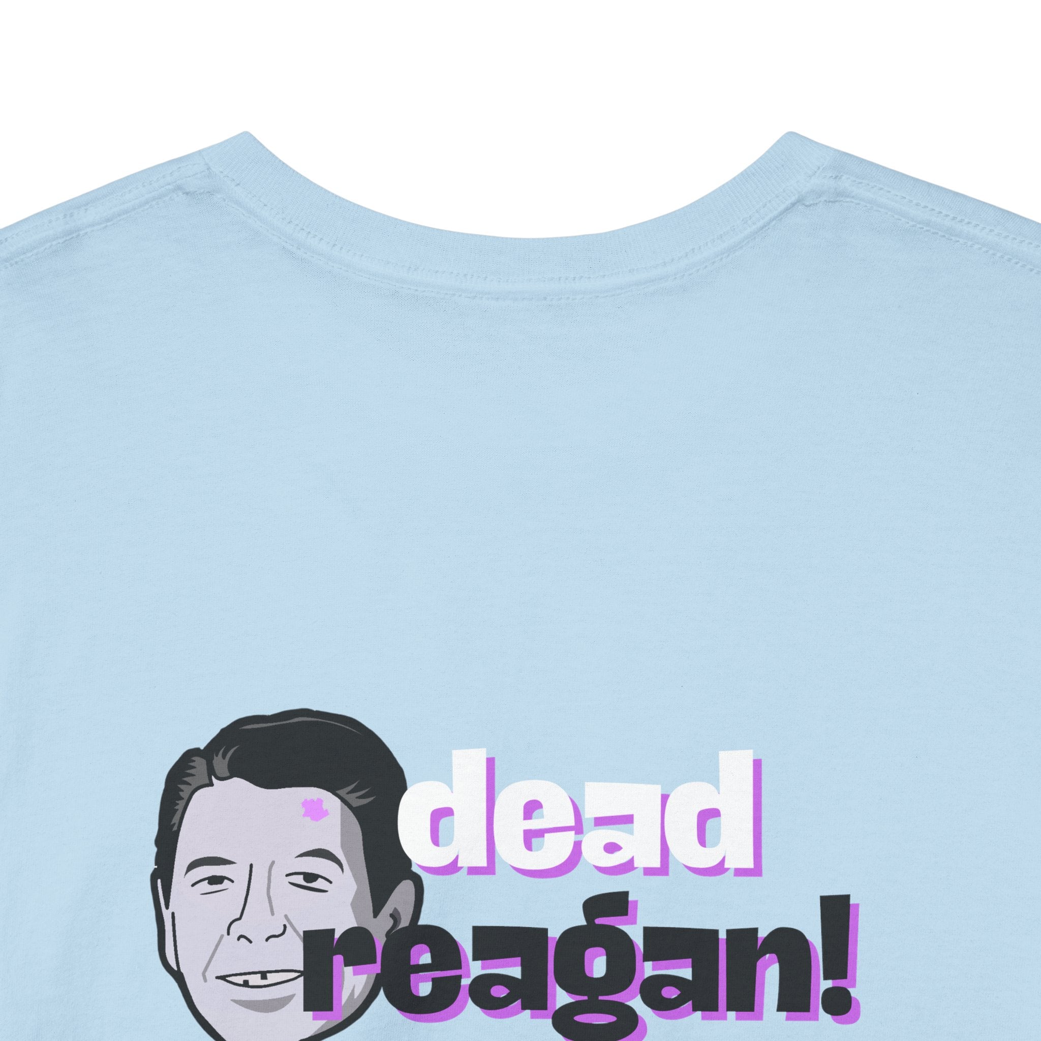 Savage Dead Reagan Graphic Tee Lavender and Lime