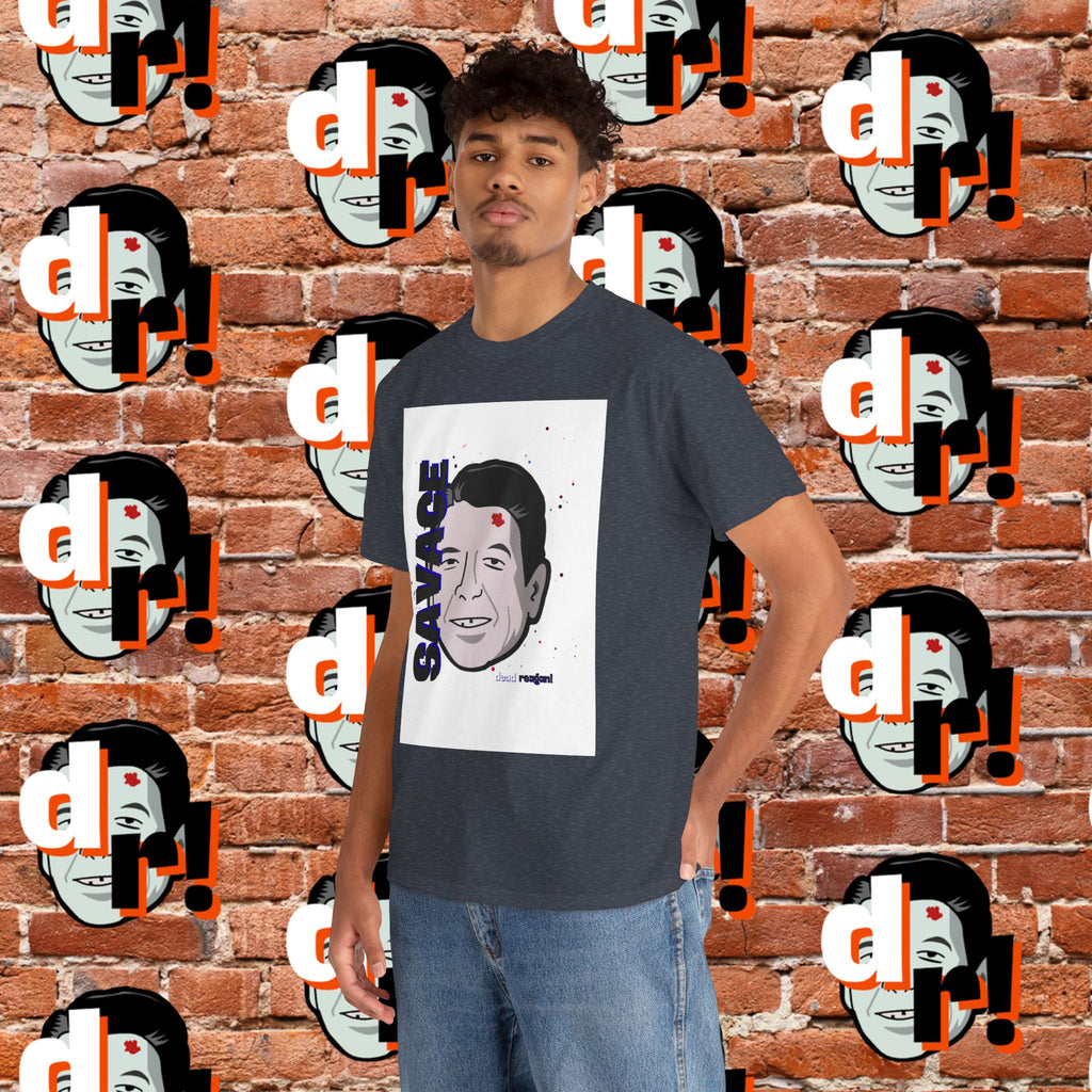 Savage Dead Reagan Graphic Tee Blue
