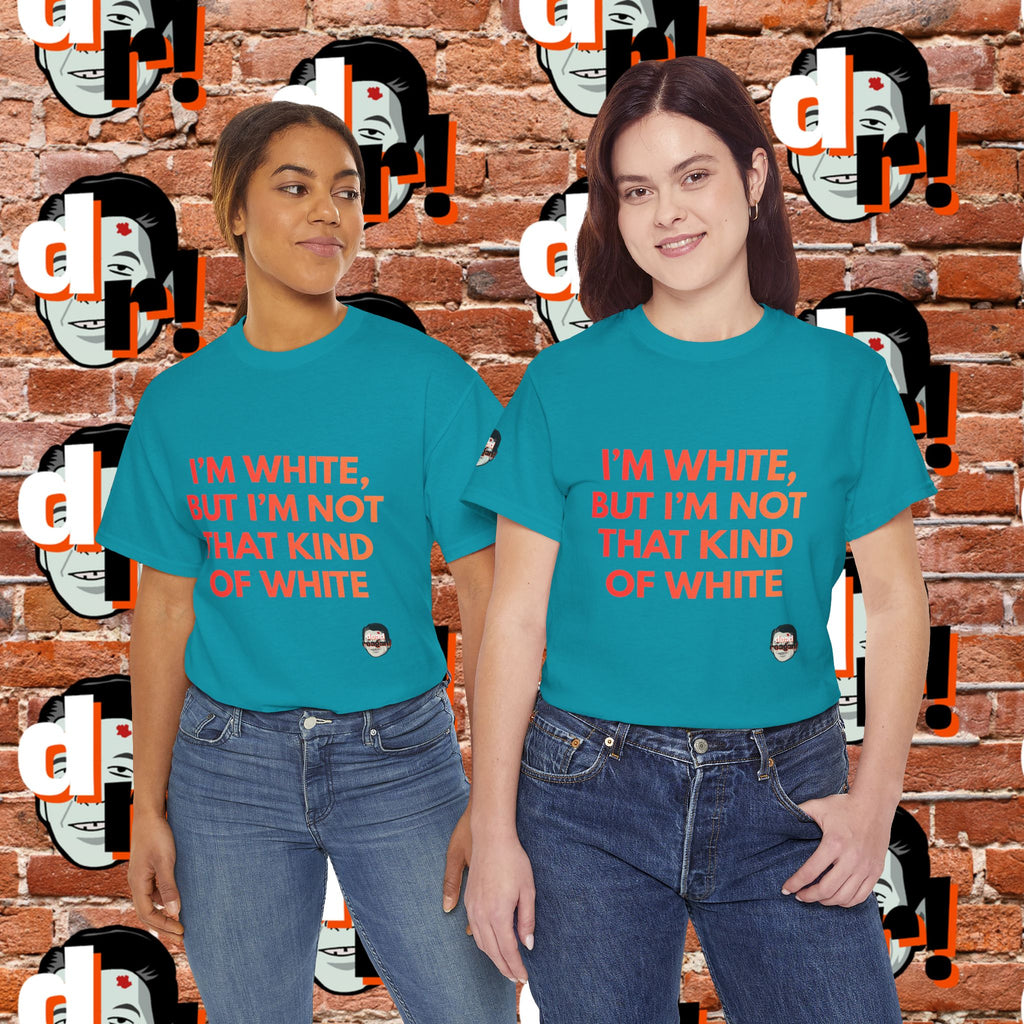 I’m White But… (Orange Gradient Letter) Unisex Heavy Cotton Tee