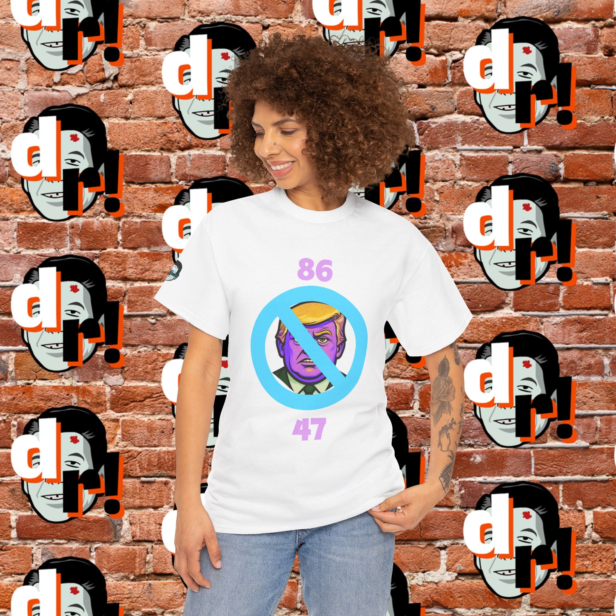 86/47 Lavender & Pink Variant Unisex Heavy Cotton Tee