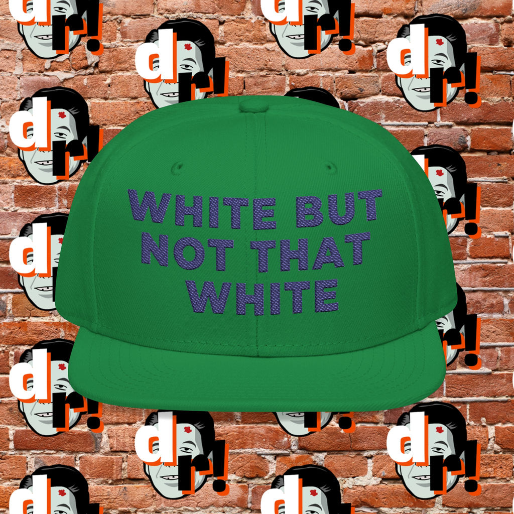 White But Not That White (Purple Letter) Snapback