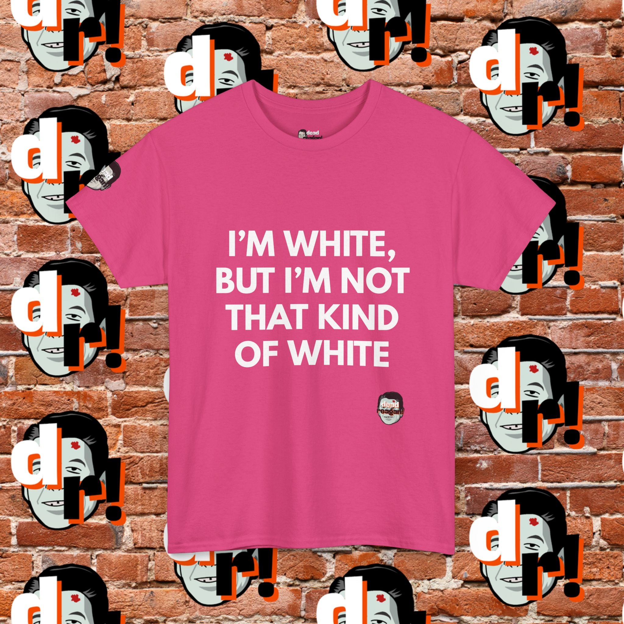 I’m White but… (White Letter) Unisex Heavy Cotton Tee