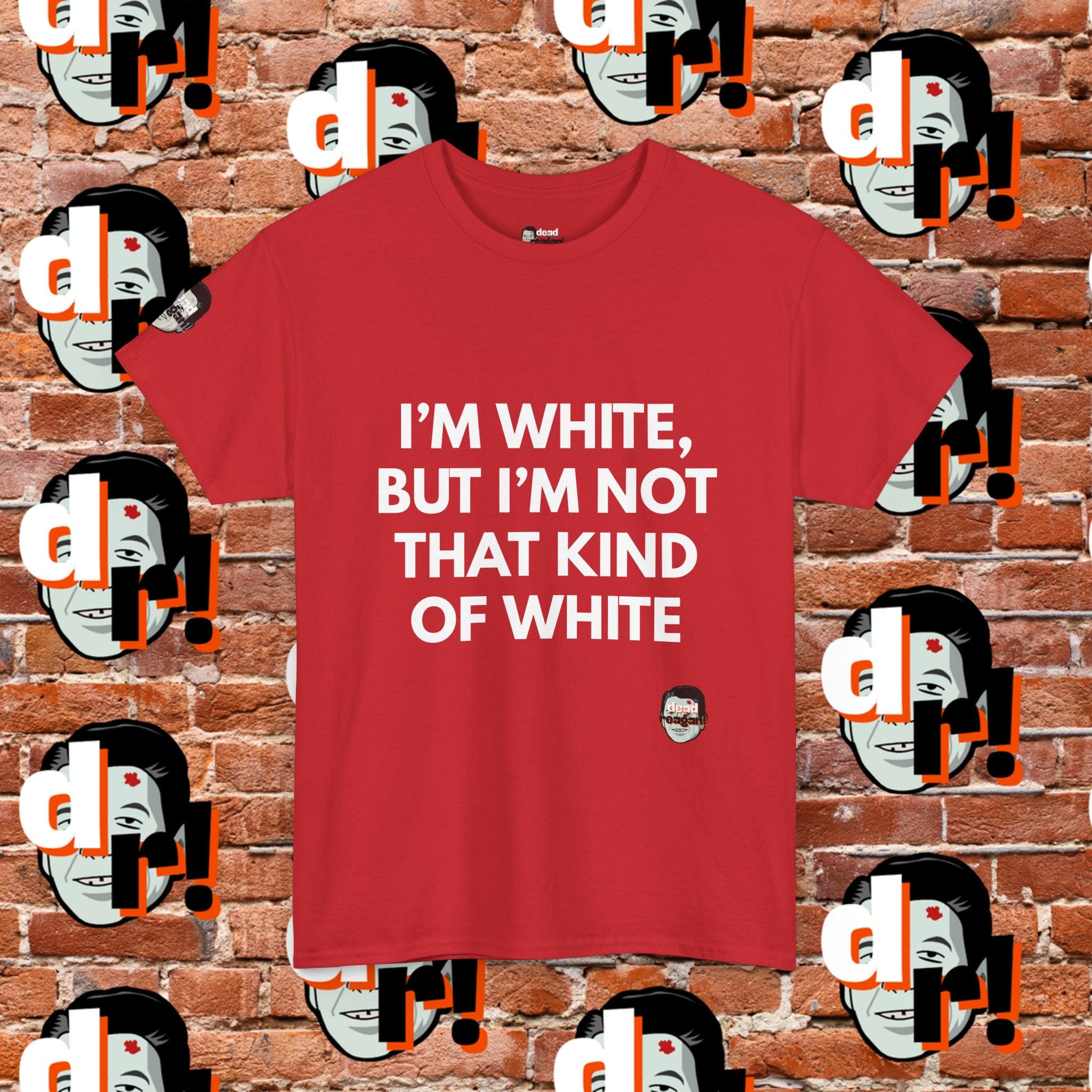 I’m White but… (White Letter) Unisex Heavy Cotton Tee