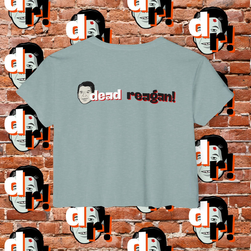 Antifa Wannabee Festival Crop Top (Red Letter)