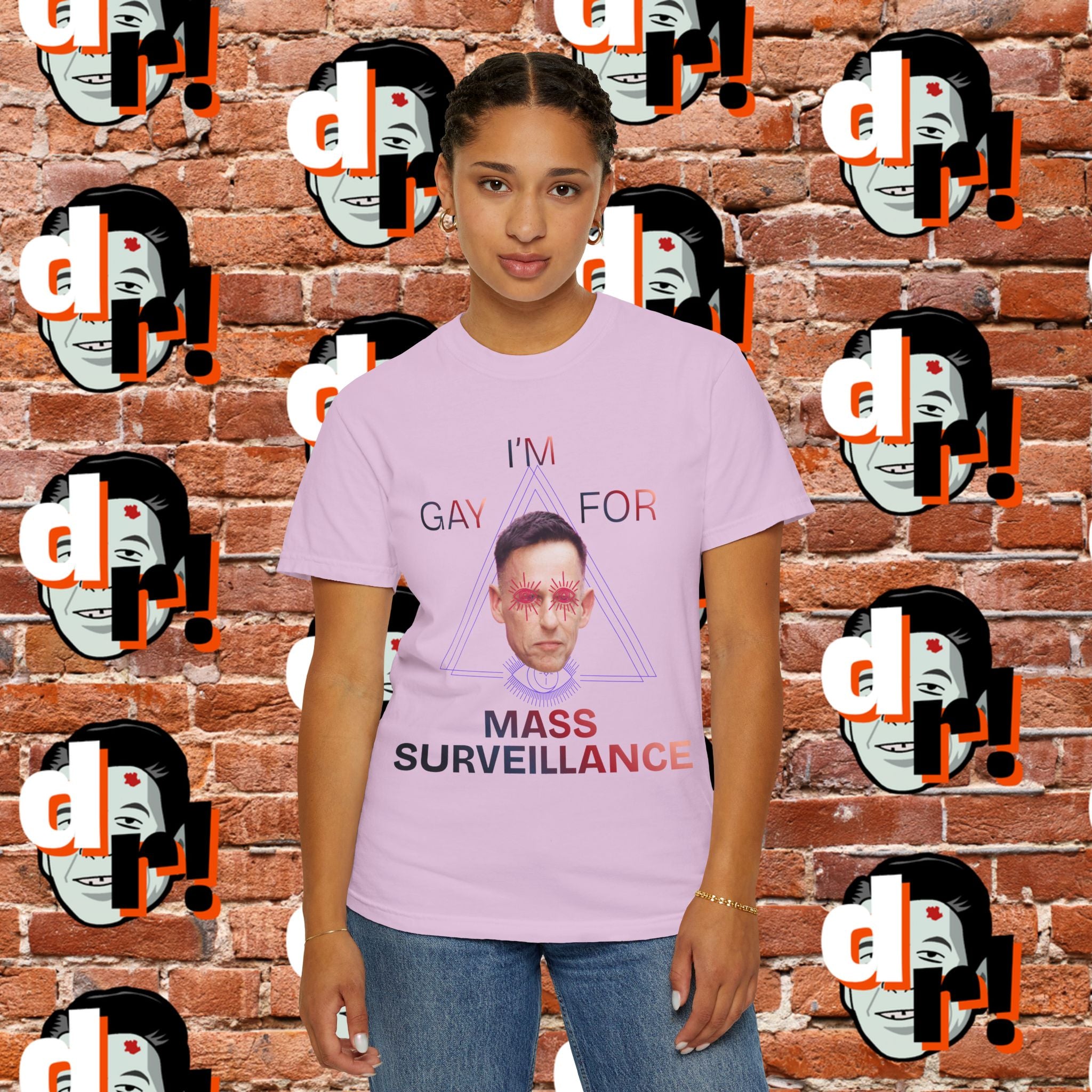 Gay for Mass Surveillance Cotton T- Shirt