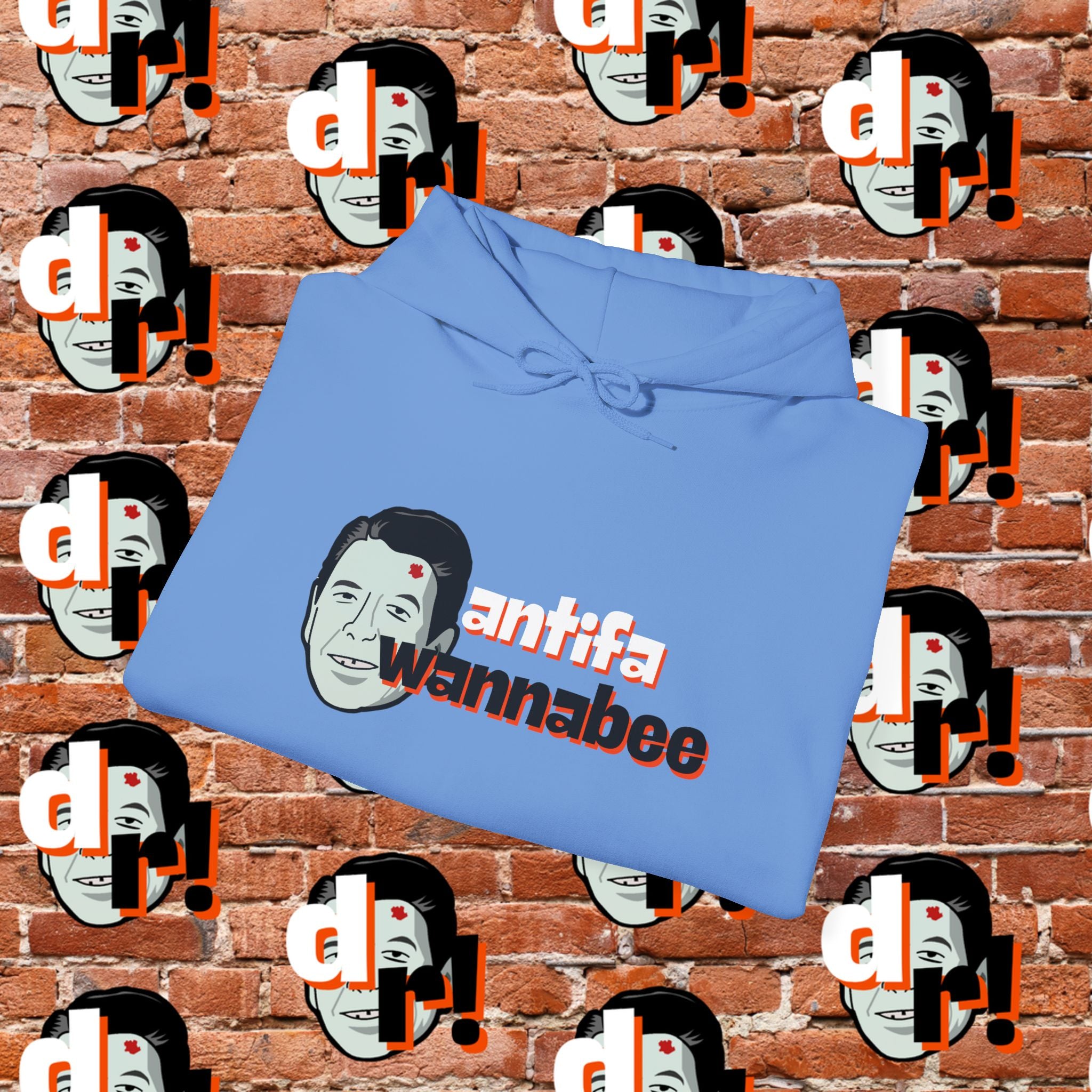 Antifa Wannabee Hoodie Graphic Pullover