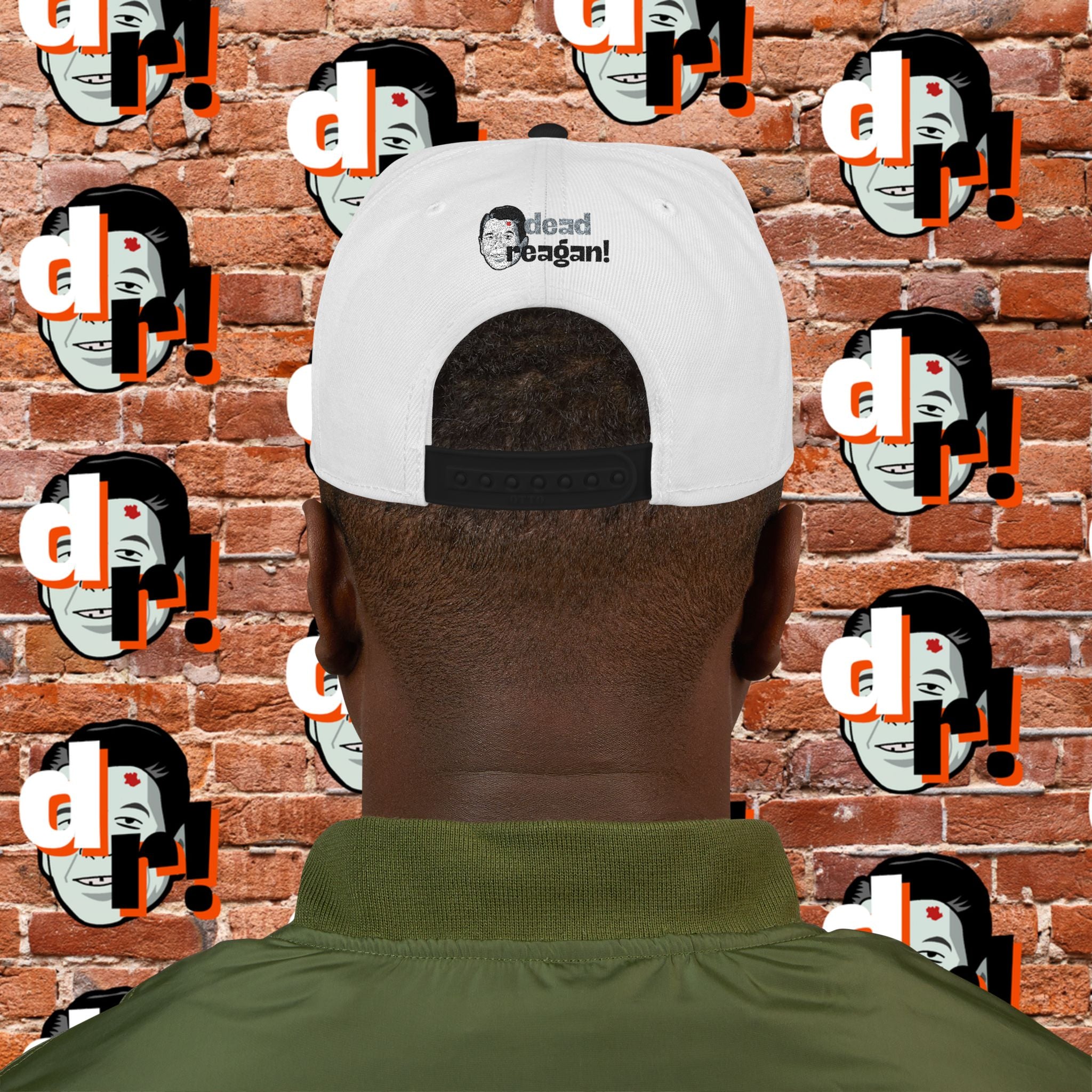 White But Not That White (Grey Letter b/o) Snapback
