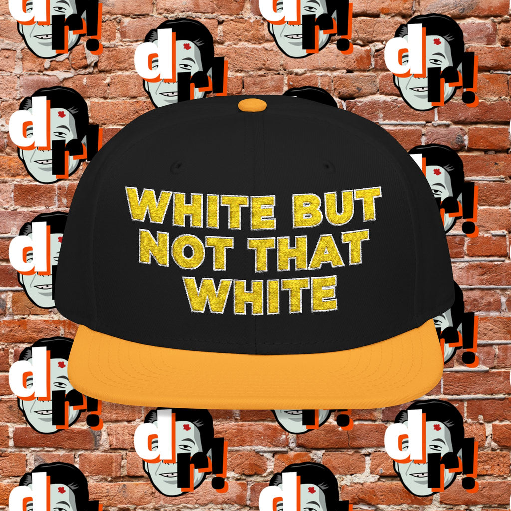 White But Not White (Yellow Letter w/o) Snapback