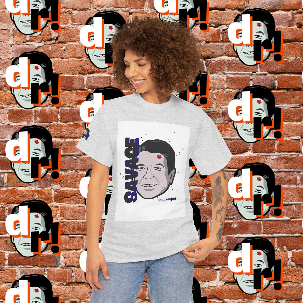 Savage Dead Reagan Graphic Tee Blue