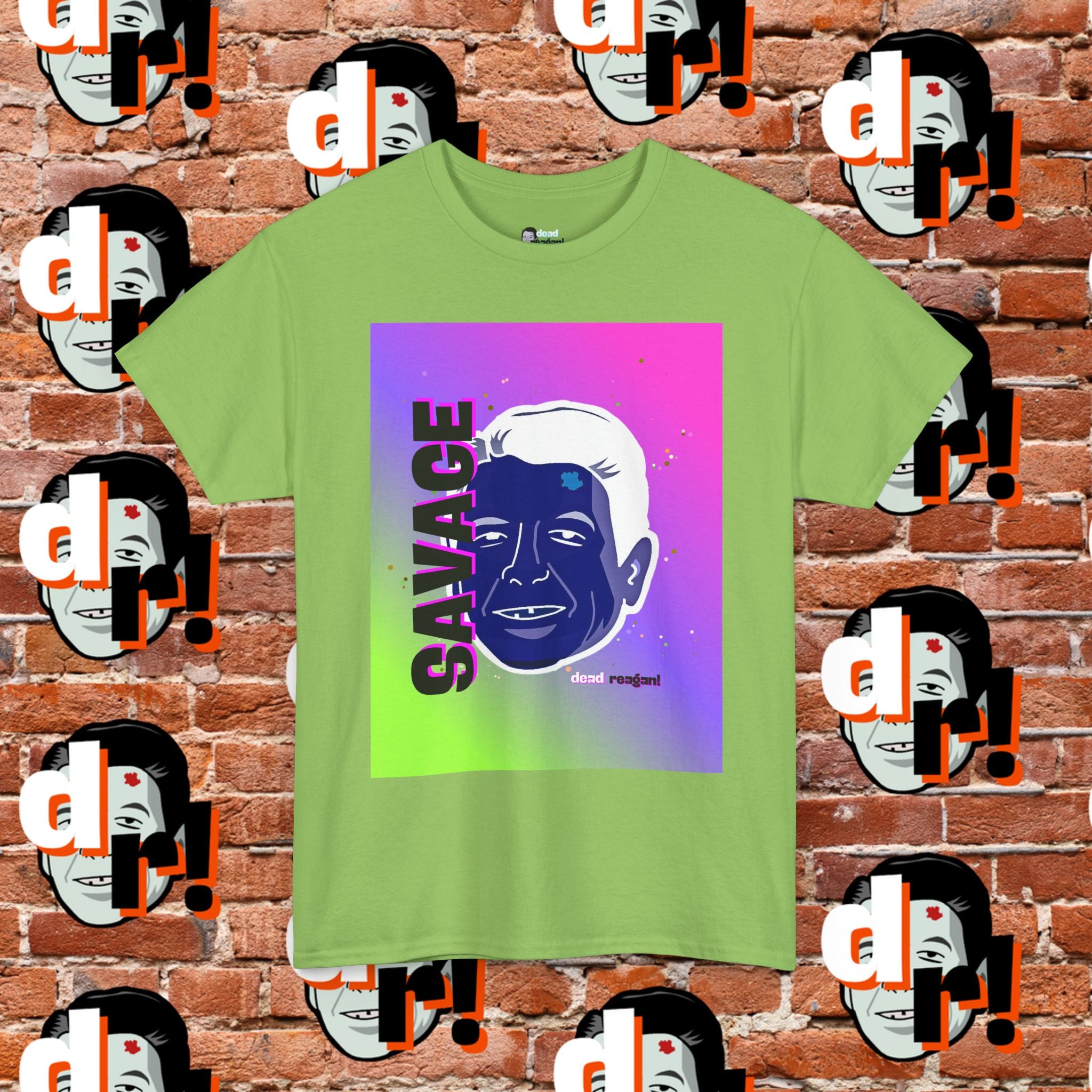 Savage Dead Reagan Graphic Tee Inverted
