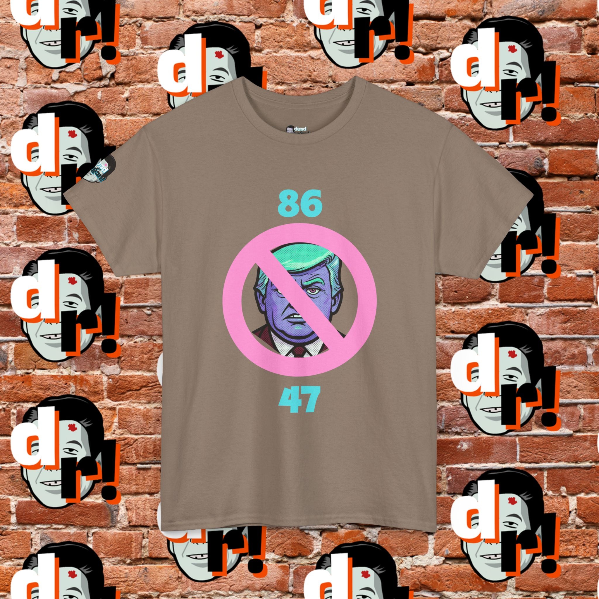 86/47 Teal & Pink Variant Unisex Heavy Cotton Tee