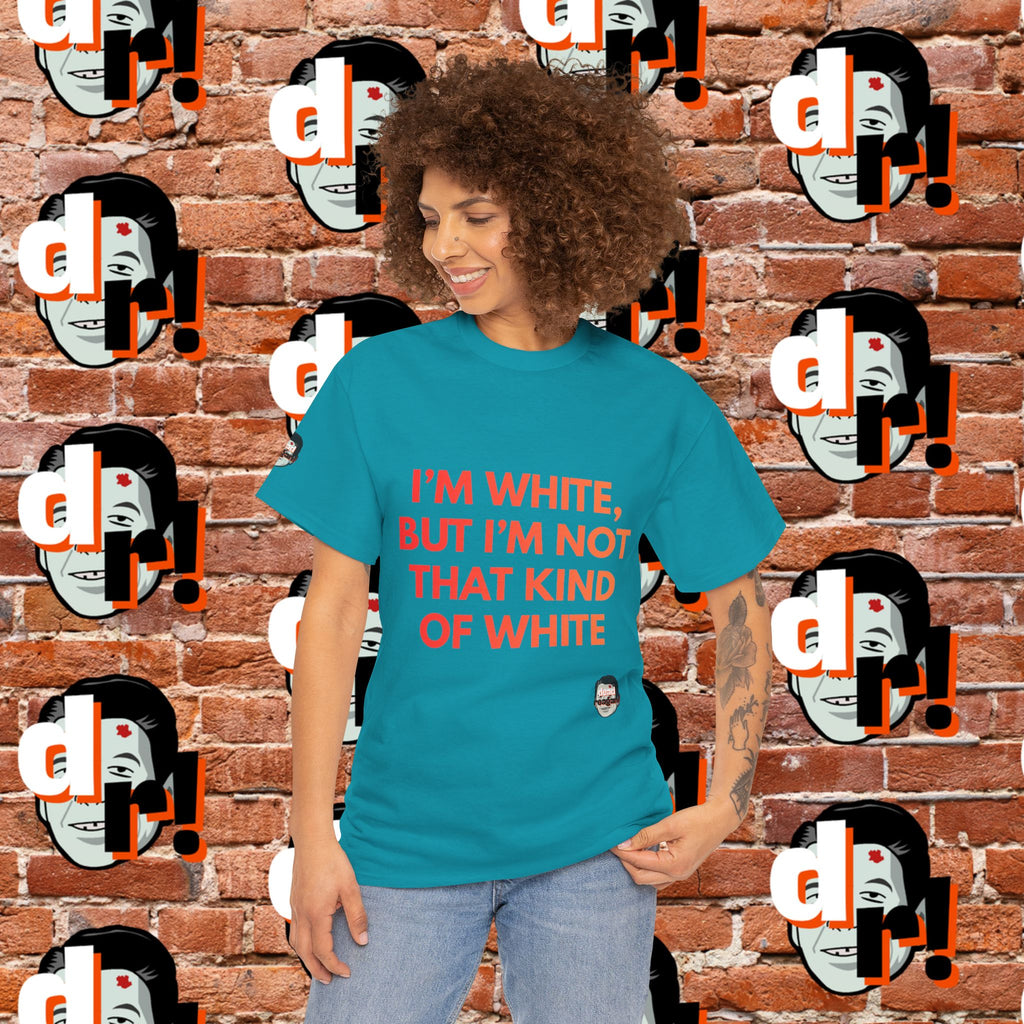 I’m White But… (Orange Gradient Letter) Unisex Heavy Cotton Tee