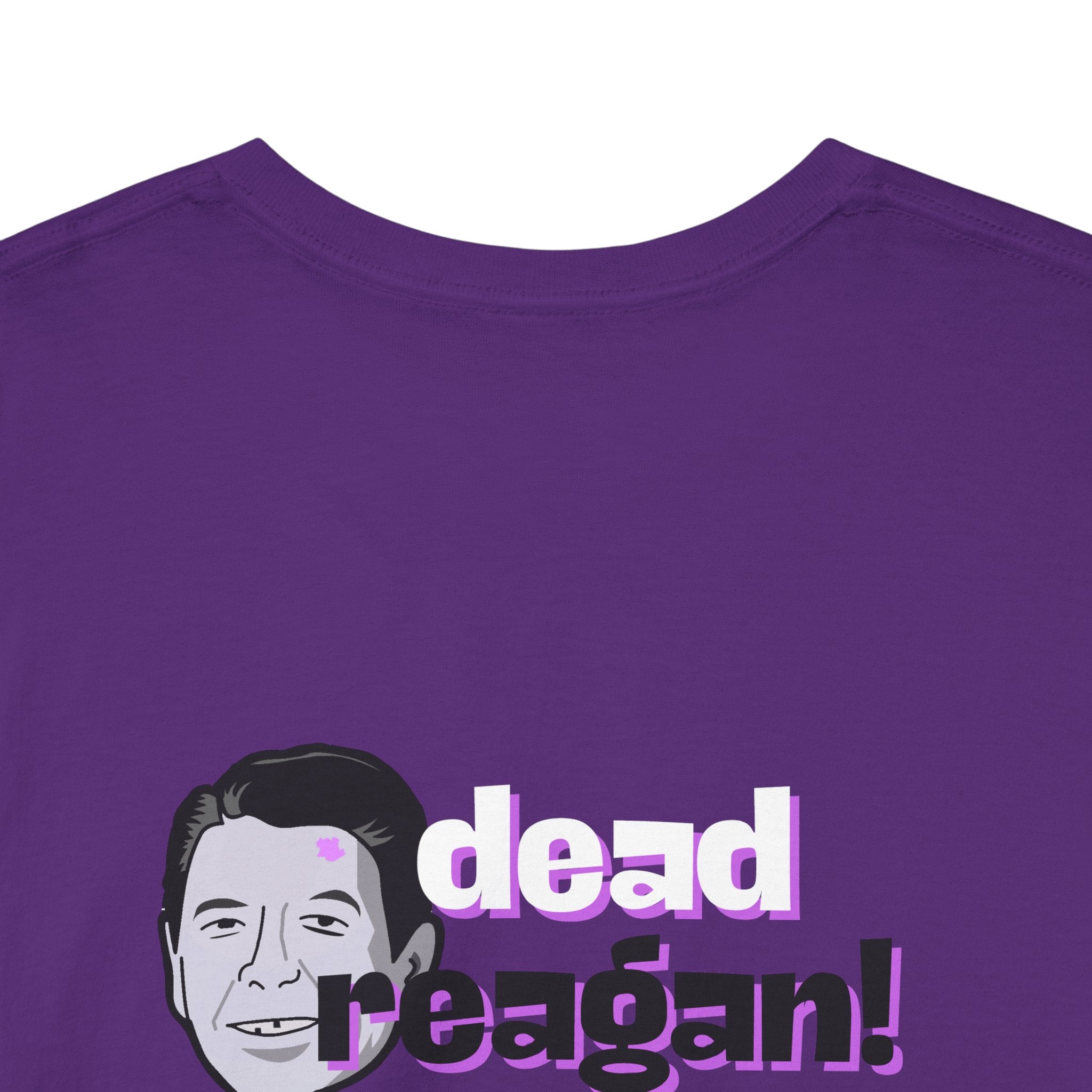 Savage Dead Reagan Graphic Tee Lavender and Lime