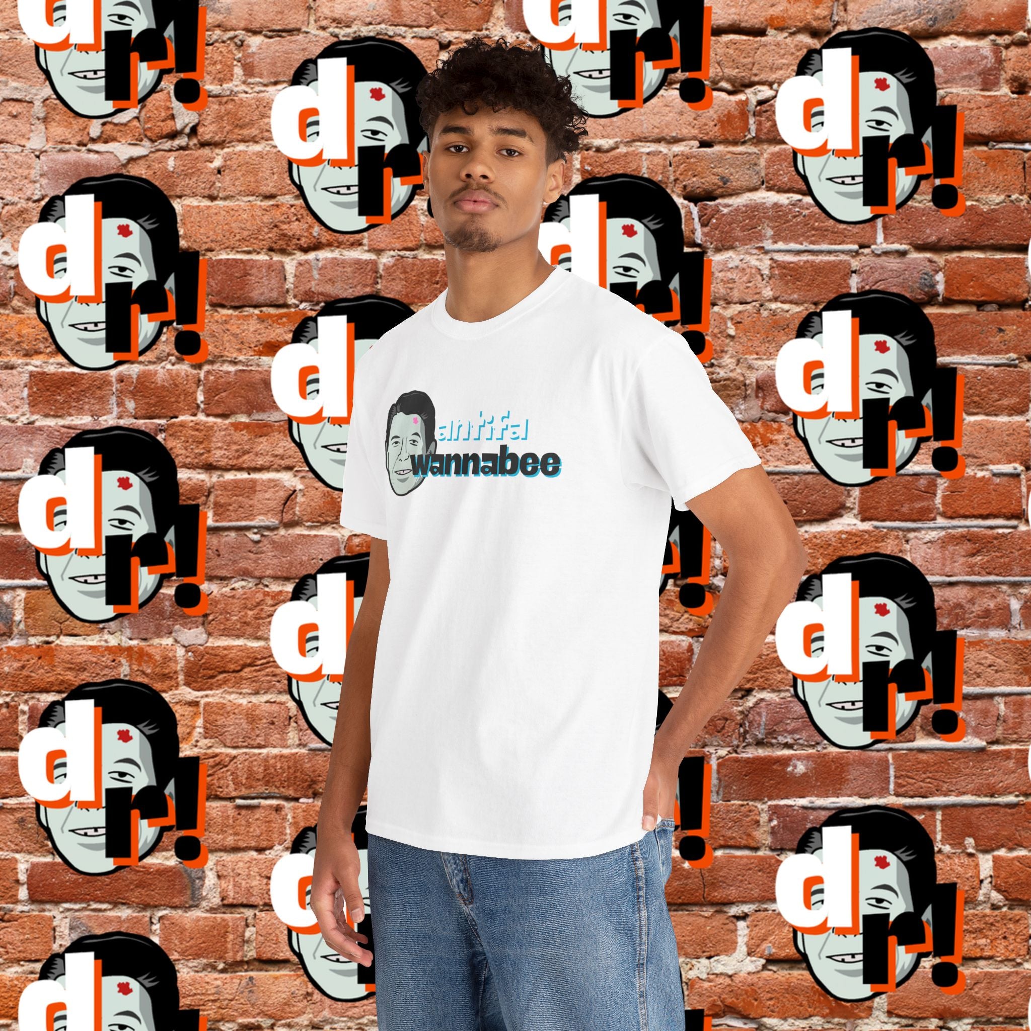 Antifa Wannabee (Teal) Unisex Heavy Cotton Tee