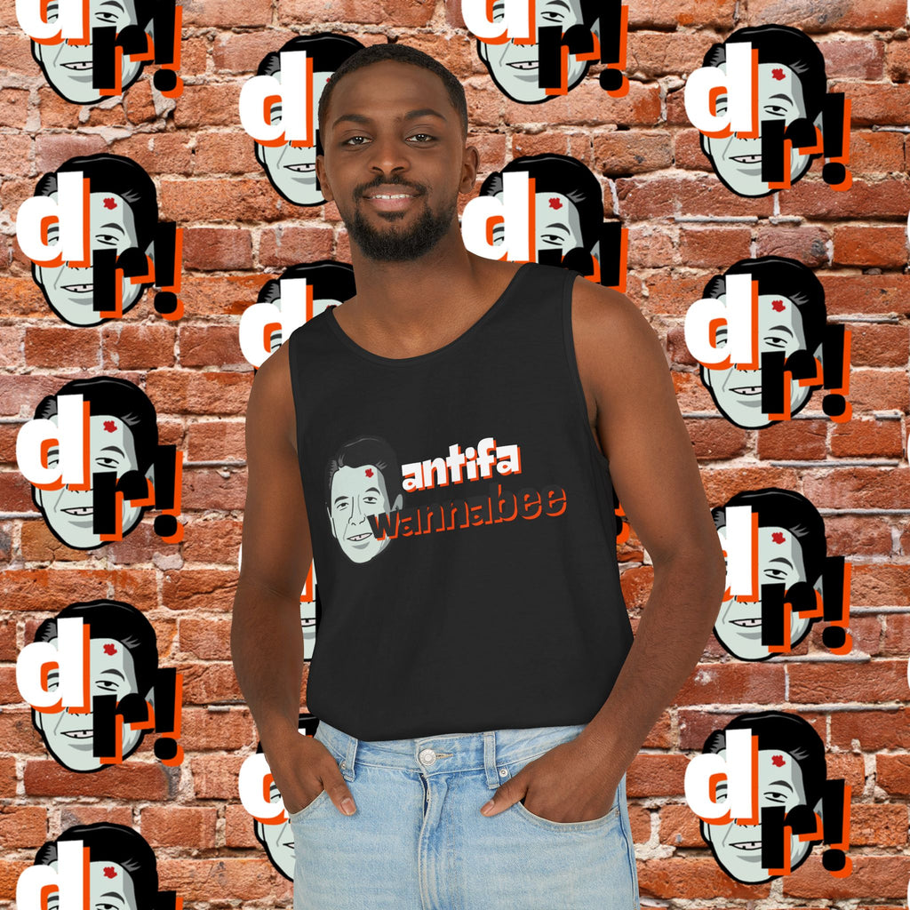 Antifa Wannabee Graphic Tank Top