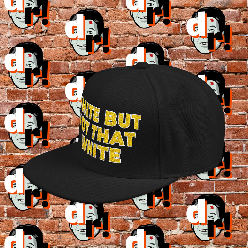 White But Not White (Yellow Letter w/o) Snapback