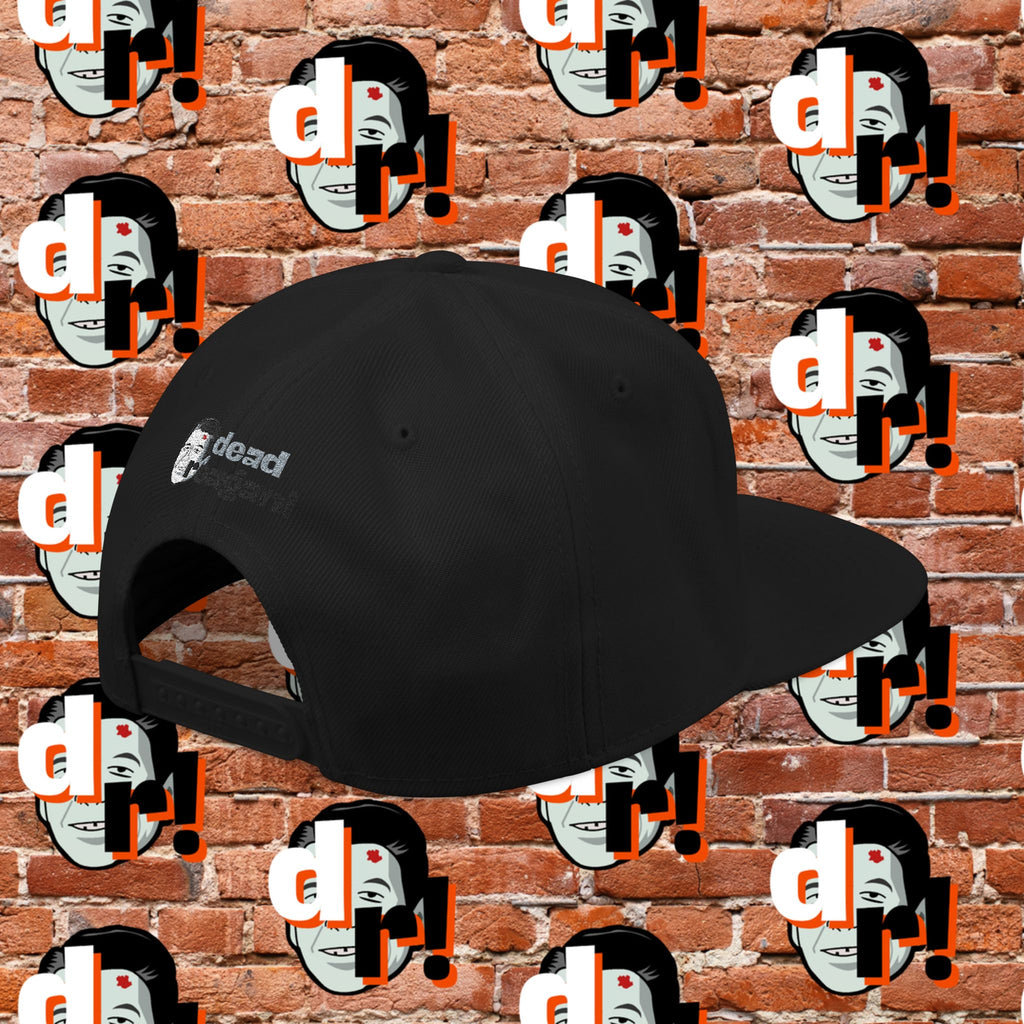 White But Not That White (Gray Letters) Snapback
