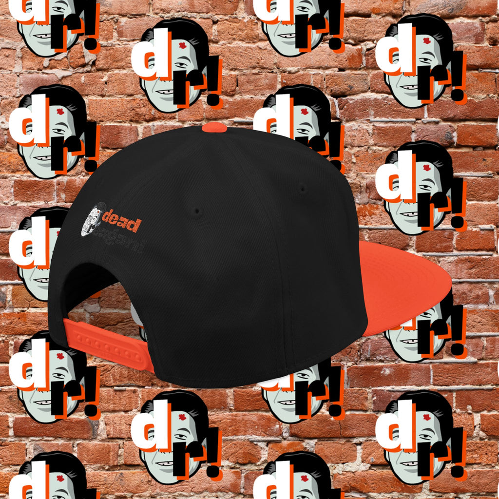 White But Not That White (Orange Letter w/o) Snapback