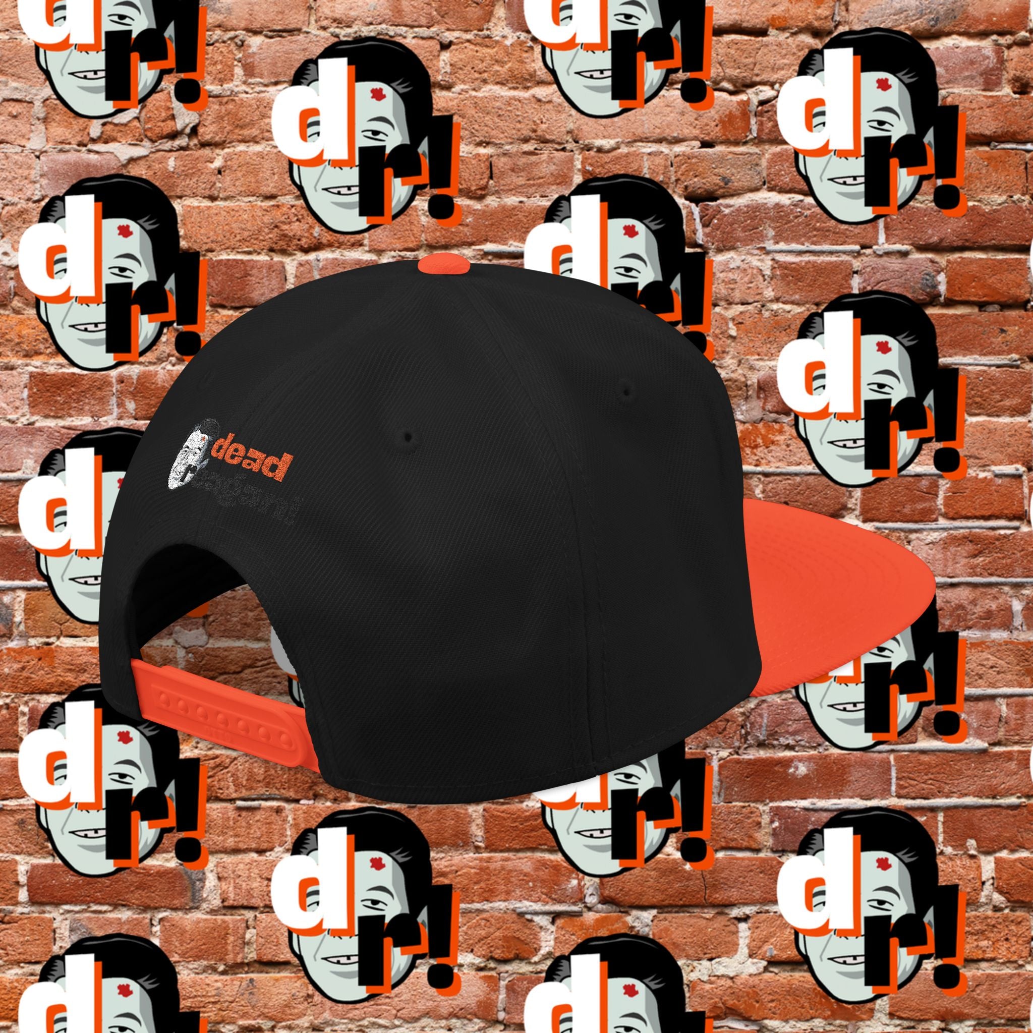 White But Not That White (Orange Letter w/o) Snapback