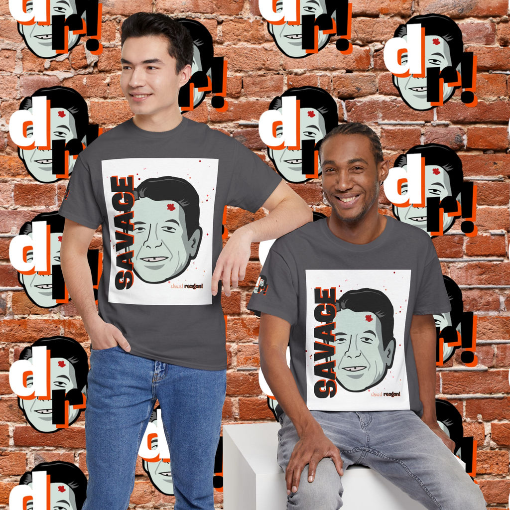 Savage Dead Reagan Graphic Tee White