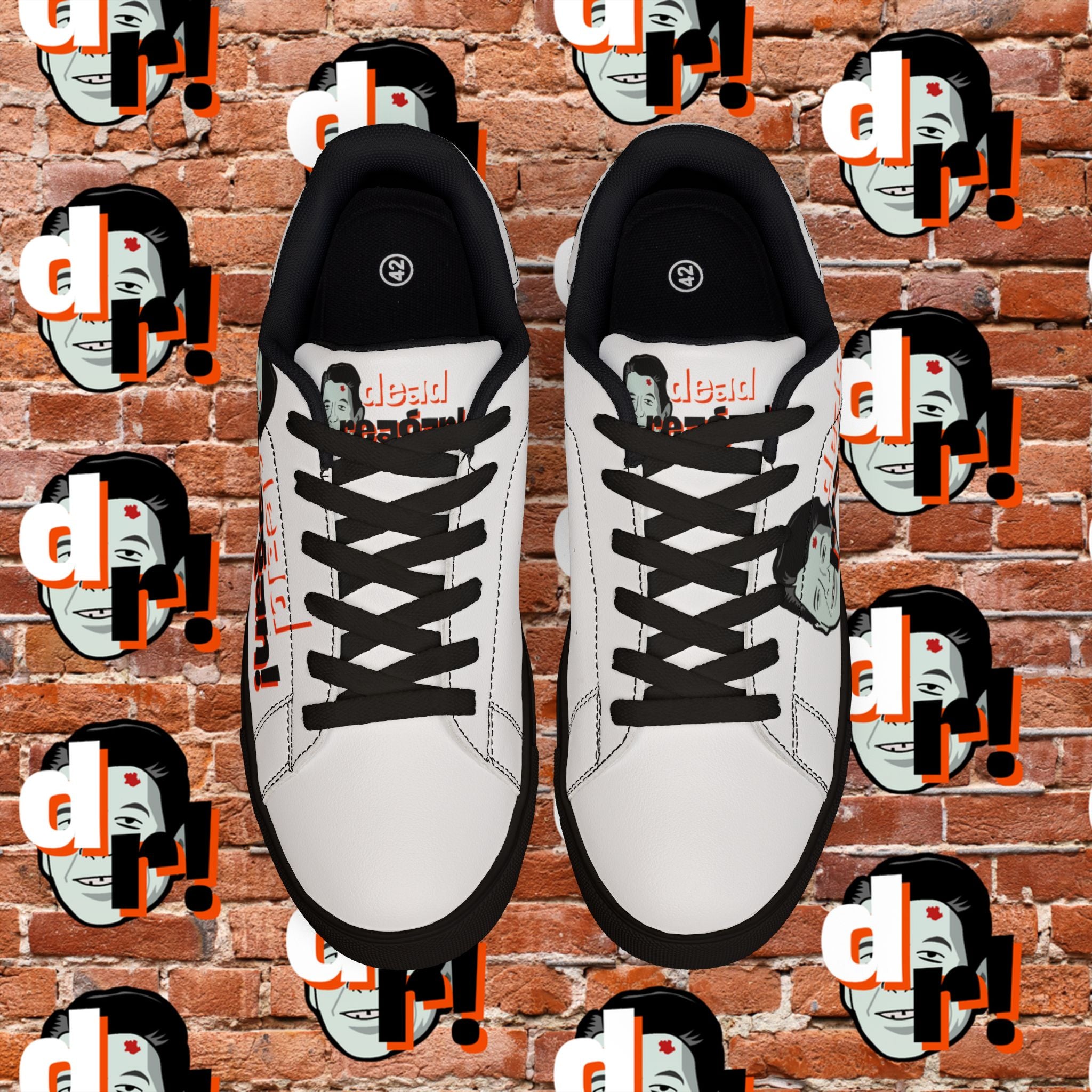 Dead Reagan Men's Low-Top Pleather Sneakers