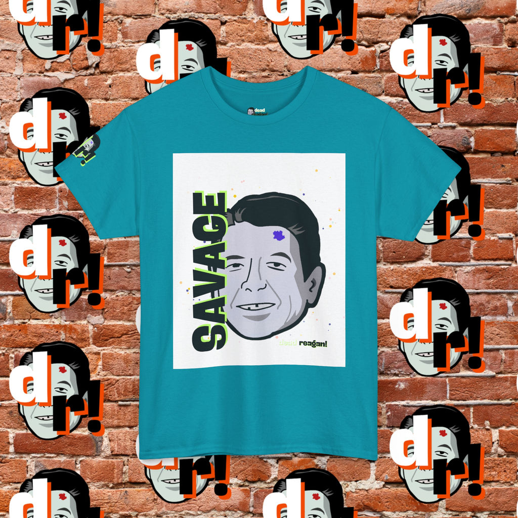 Savage Dead Reagan Graphic Tee Lime