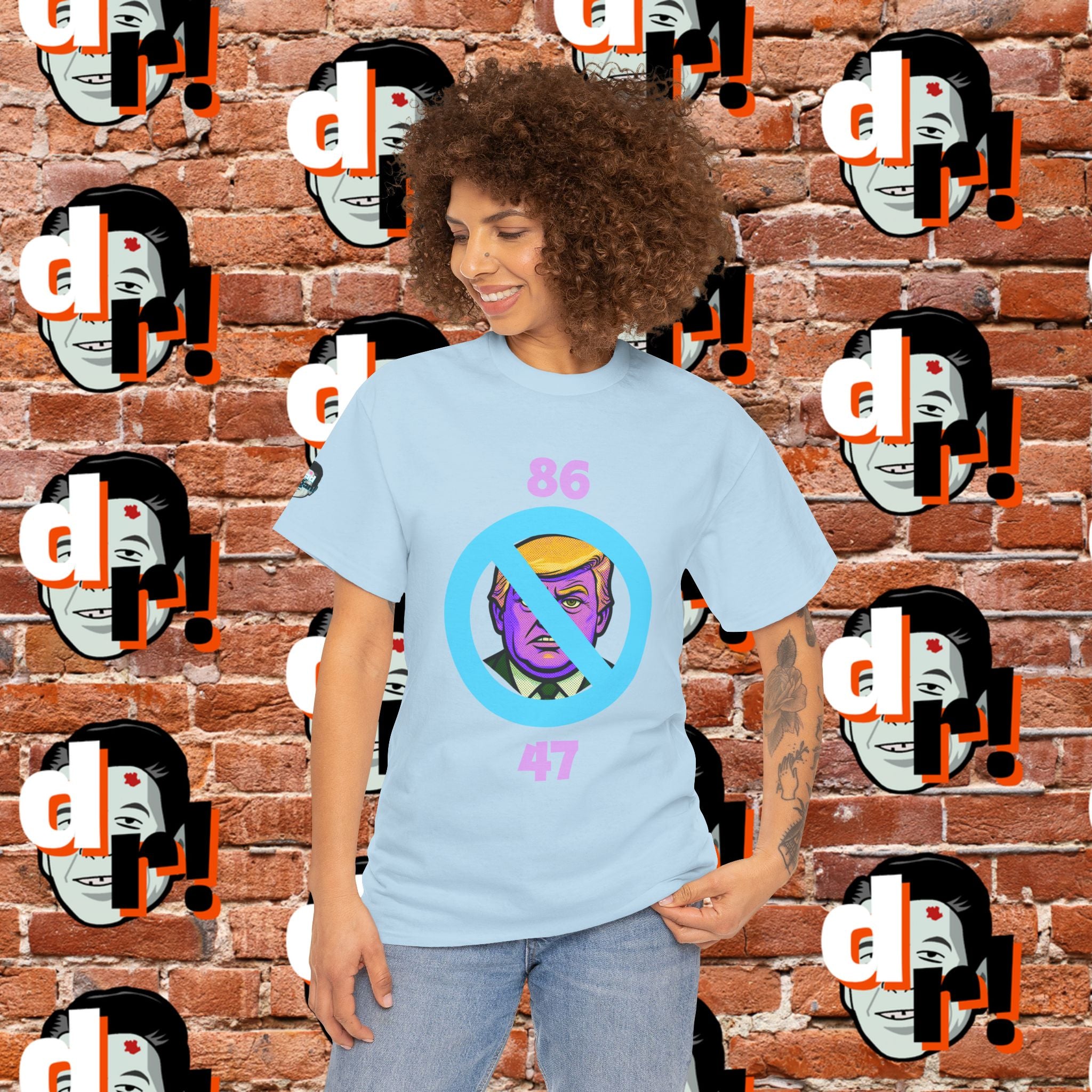 86/47 Lavender & Pink Variant Unisex Heavy Cotton Tee