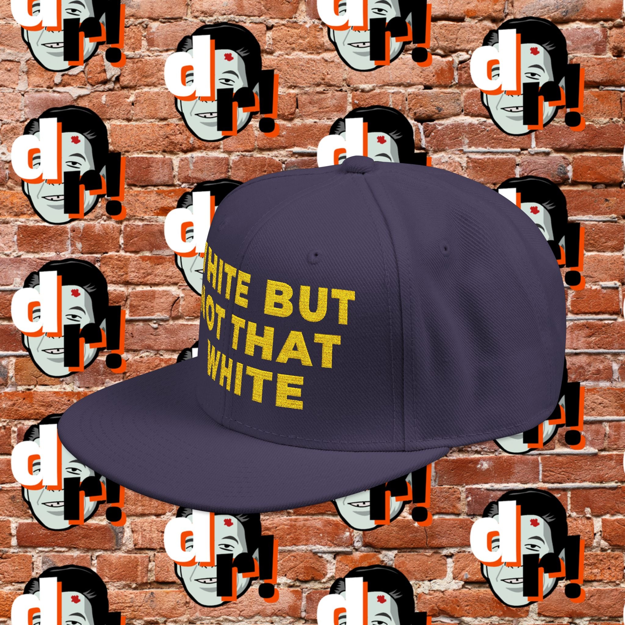 White But Not That White (Yellow Letter) Snapback